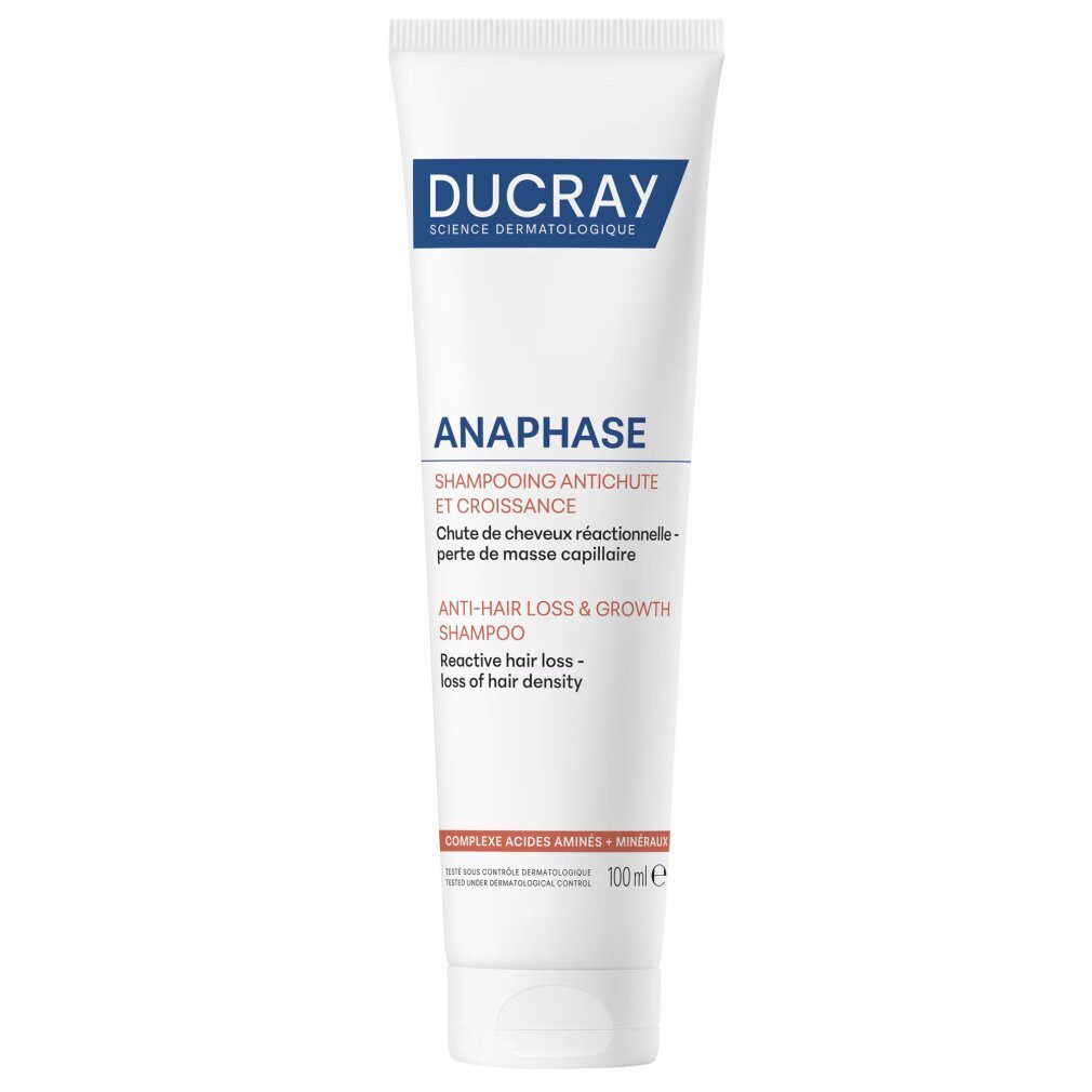 Ducray Haarpflege-Set, Anaphase, Biotin, Haarbehandlungs-Shampoo, gegen Haarausfall, 100 ml