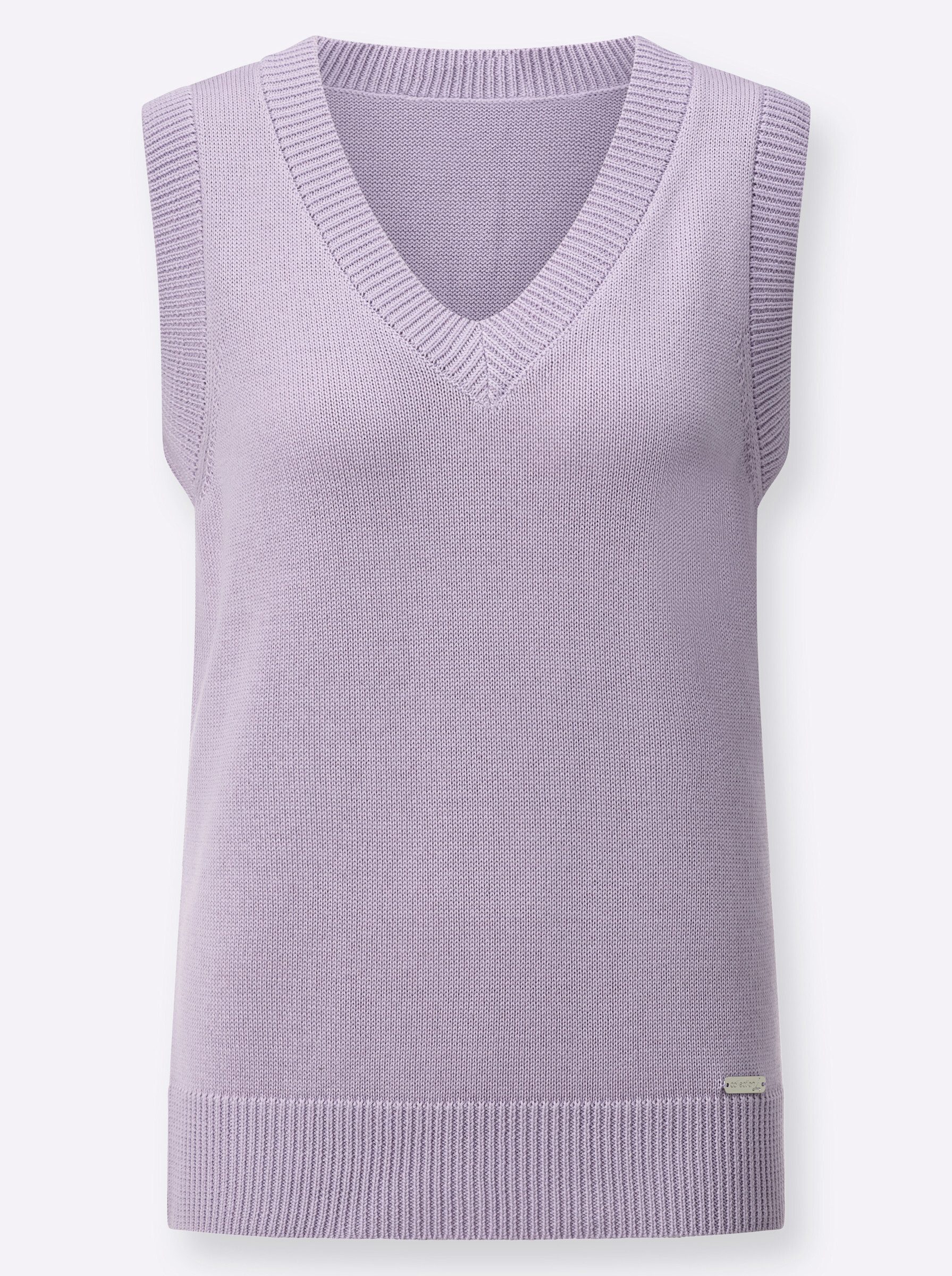 Witt Strickpullover Pullunder Ärmellos Jersey