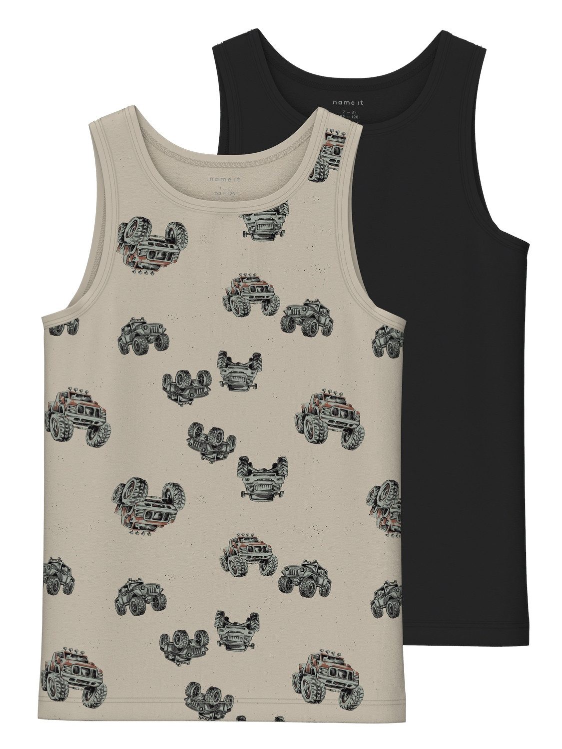 Name It Unterhemd NKMTANK TOP 2P PEYOTE MONSTER TRUCK NOOS (Packung, 2-St)