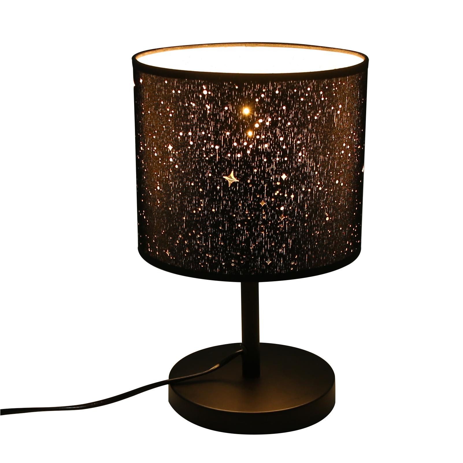 ZMH Tischleuchte Schlafzimmer Retro E27 Stoff günstig online kaufen