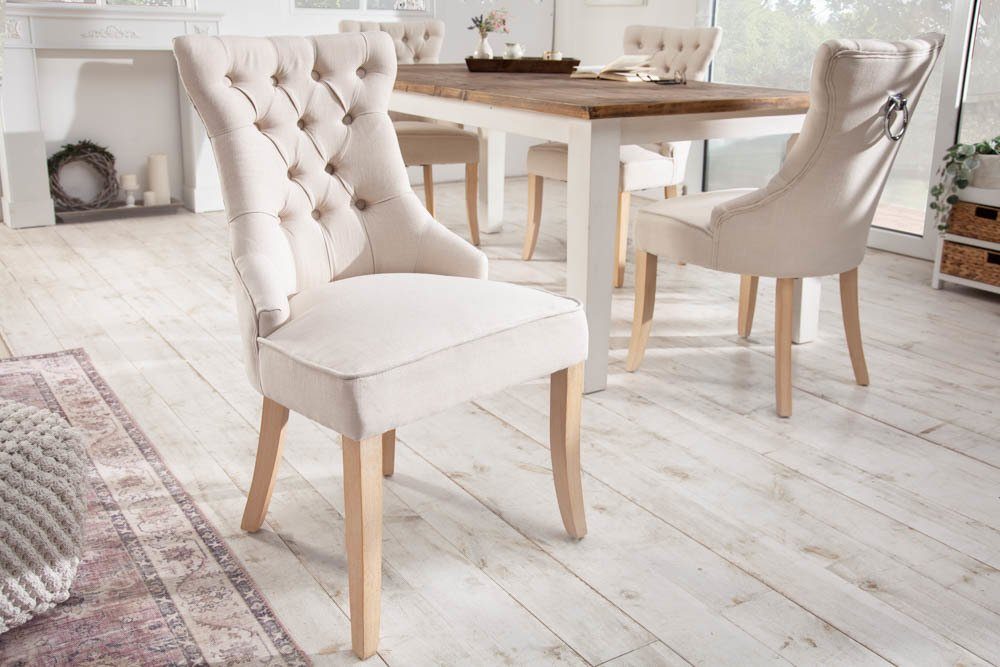 riess-ambiente Polsterstuhl CASTLE beige, Esszimmer · günstig online kaufen