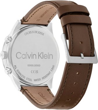Calvin Klein Multifunktionsuhr TIMELESS, 25200300, Quarzuhr, Armbanduhr, Herrenuhr, Datum, 12/24-Stunden-Anzeige