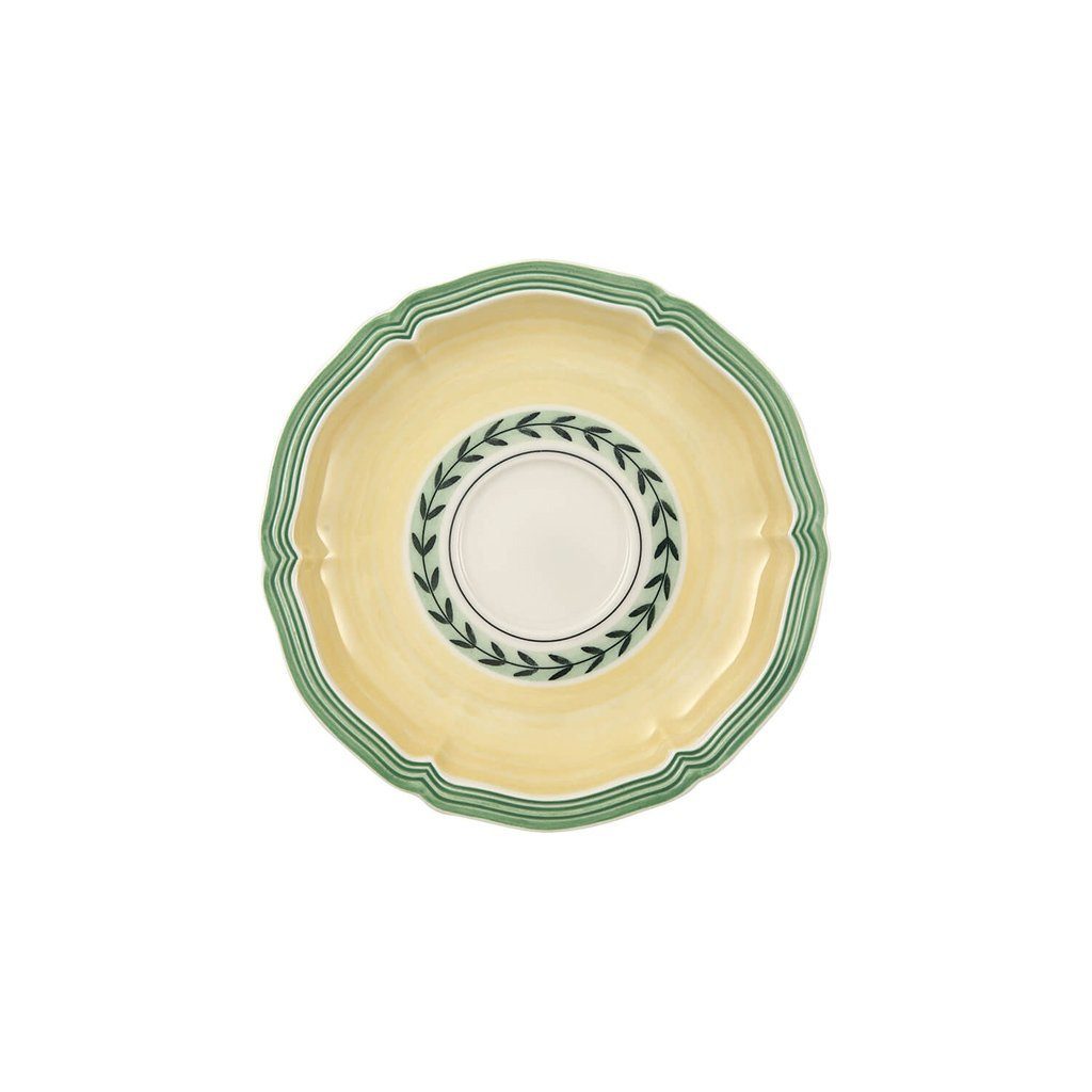 Villeroy & Boch Untertasse French Garden Fleurence Kaffee-/Teeuntertasse 15cm, (1 St), Premium Porcelain, mikrow.- & spülm.sicher, Made in Germany