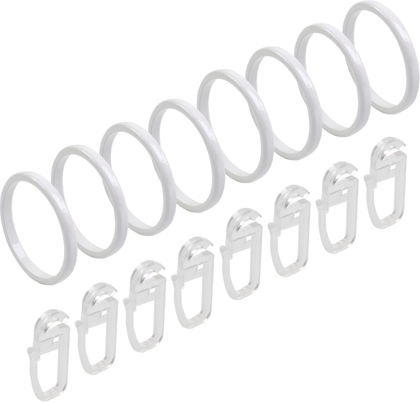 Liedeco Gardinenring Power, Gardinenstangen, (Set, 8-St., günstig online kaufen