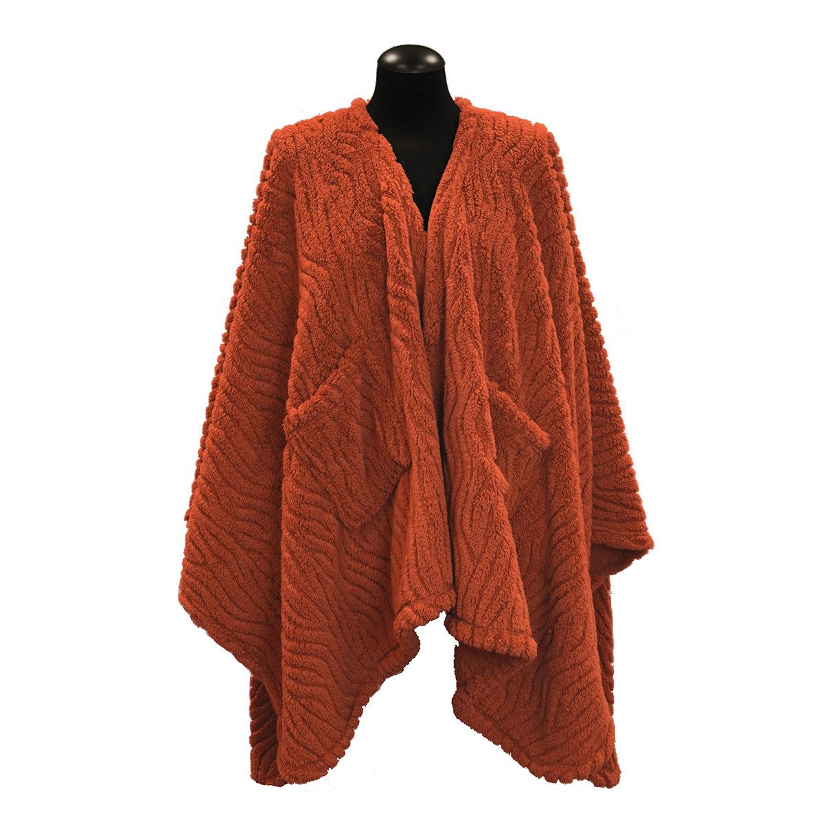 Plaid Unique Living Plaid Clio Orange 148x160 cm, UNIQUE Living