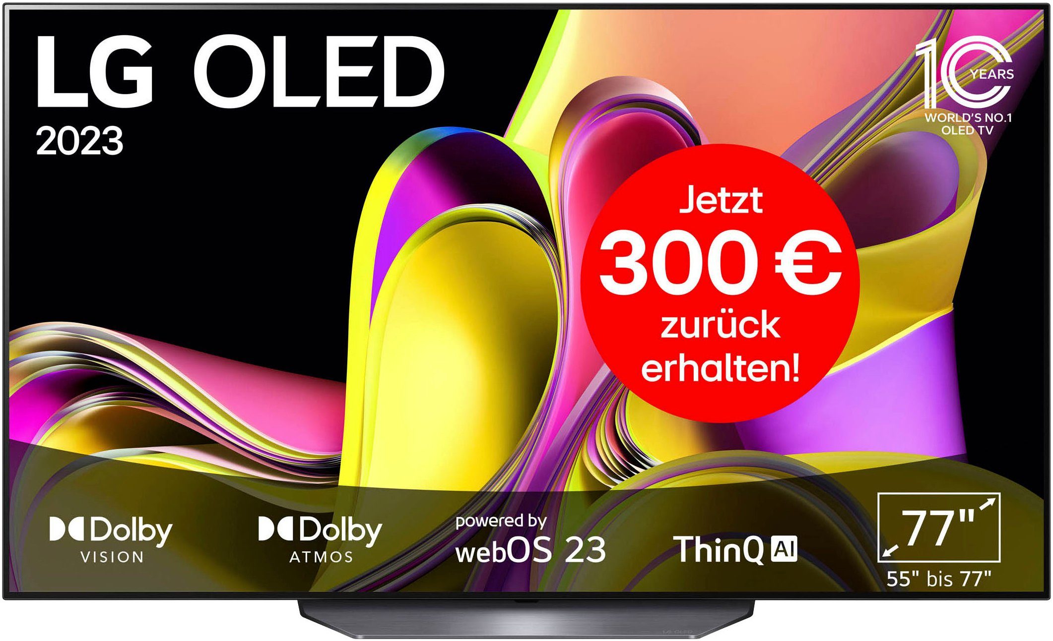 Smart-TV) HD, LG 4K OLED77B39LA (194,7 Zoll, OLED-Fernseher cm/77 Ultra