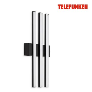 Telefunken LED Außen-Wandleuchte 313105TF, 0, LED fest verbaut, Neutralweiß, Wand Außenleuchte IP44 4000K 1440lm 12W 37x15,5cm