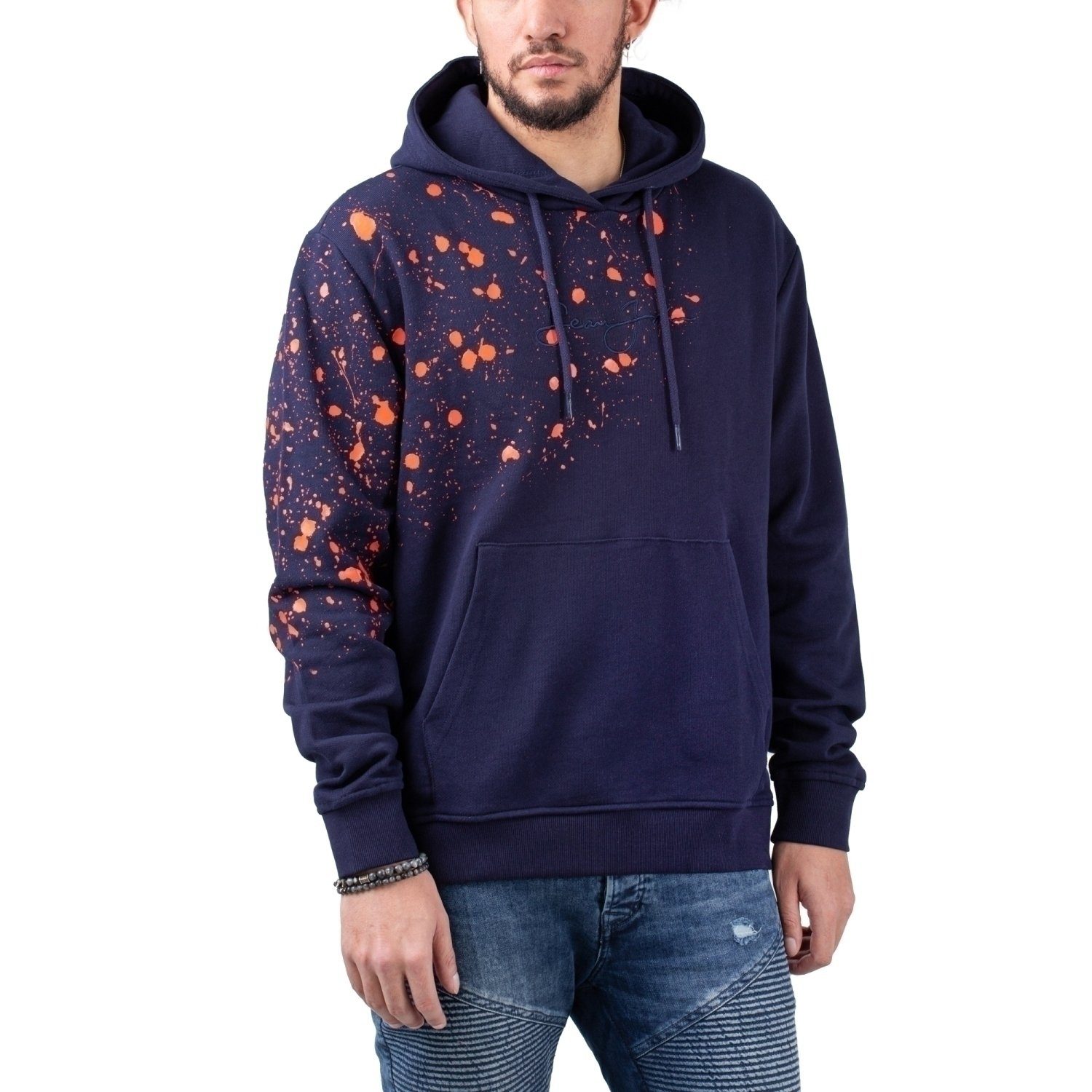 Sean John Hoodie Sean John Script Logo Splatter Hoodie | Sweatshirts