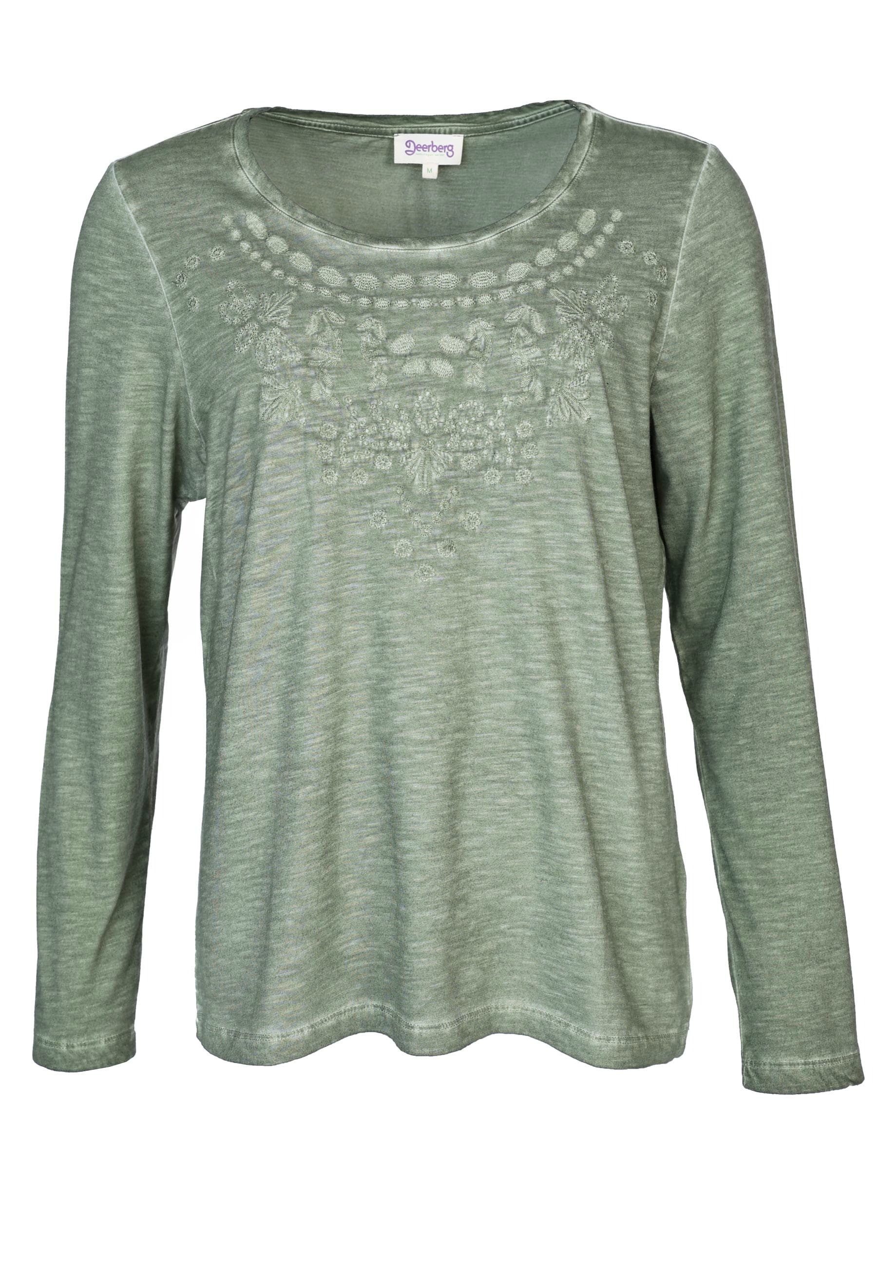 Deerberg Langarmshirt Lonnisa Stickdetails günstig online kaufen