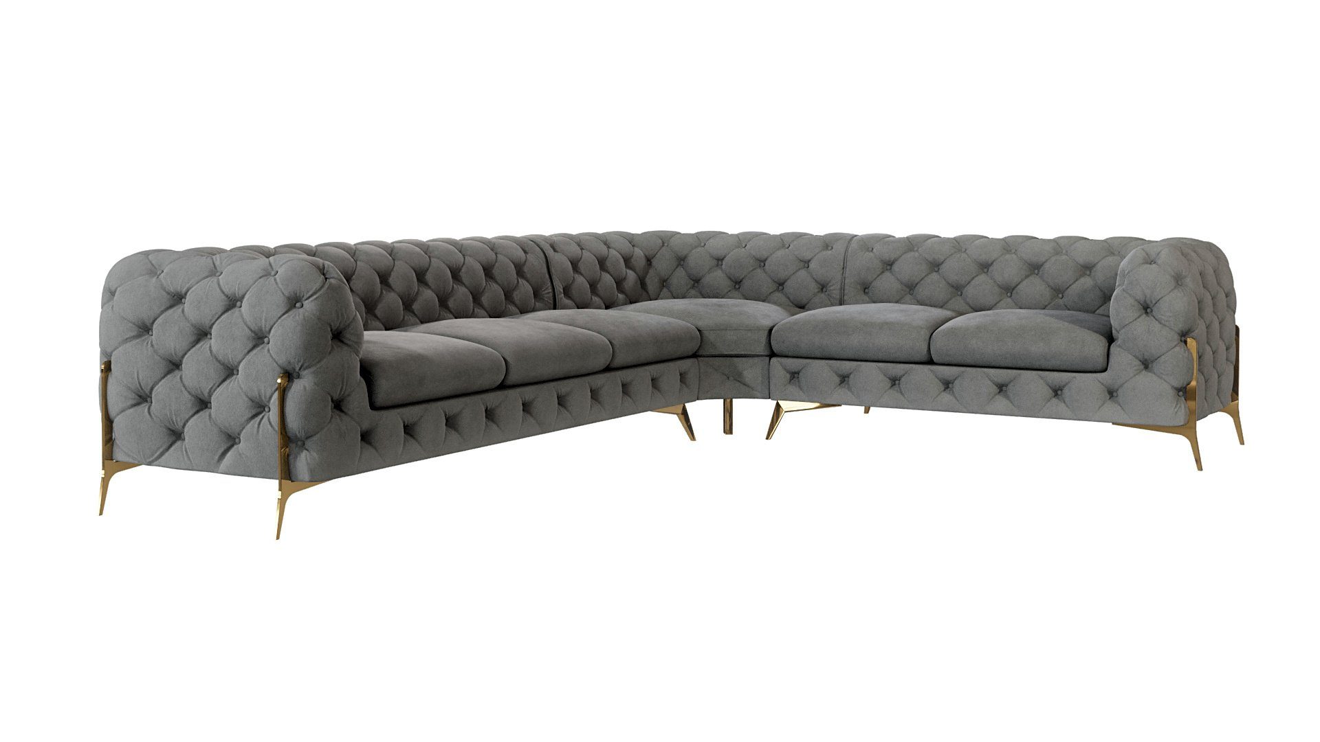 S-Style Möbel Ecksofa Ashley, Chesterfield mit günstig online kaufen