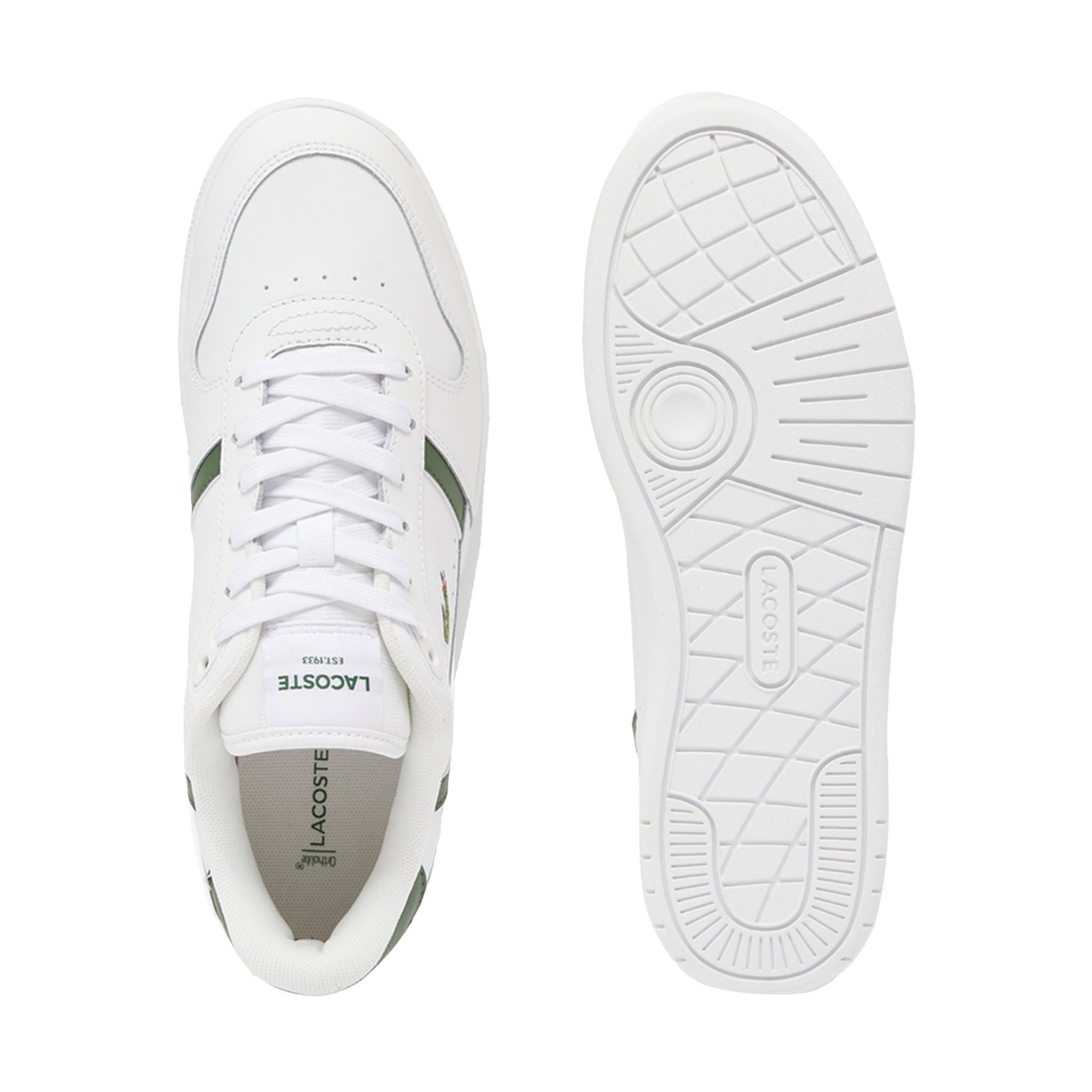 Lacoste Herren Sneaker Leder T-CLIP SET 224 2 SMA Sneaker