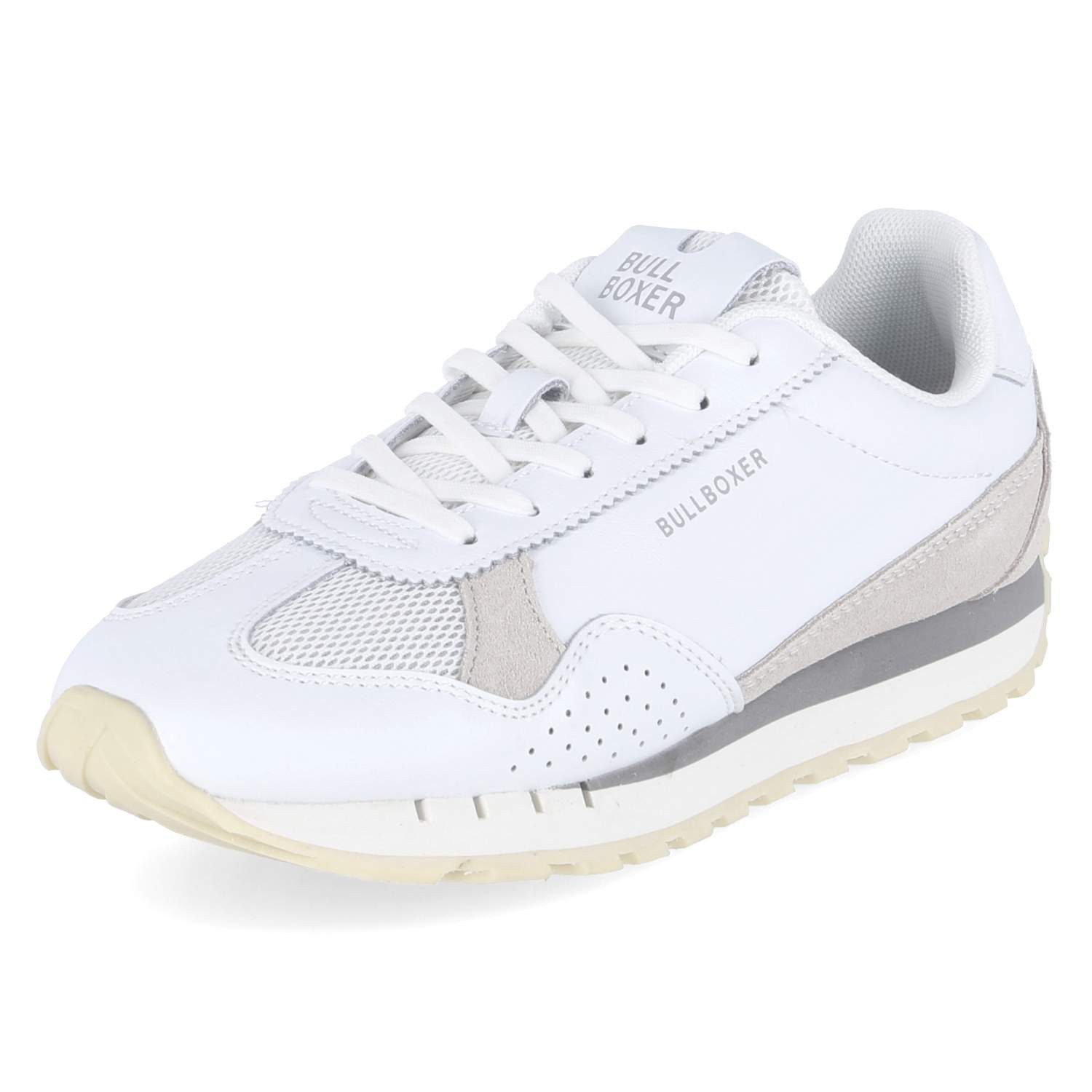 Bullboxer Bullboxer 6QQ0390101 1100 Damen Leder & Textil white Sneaker