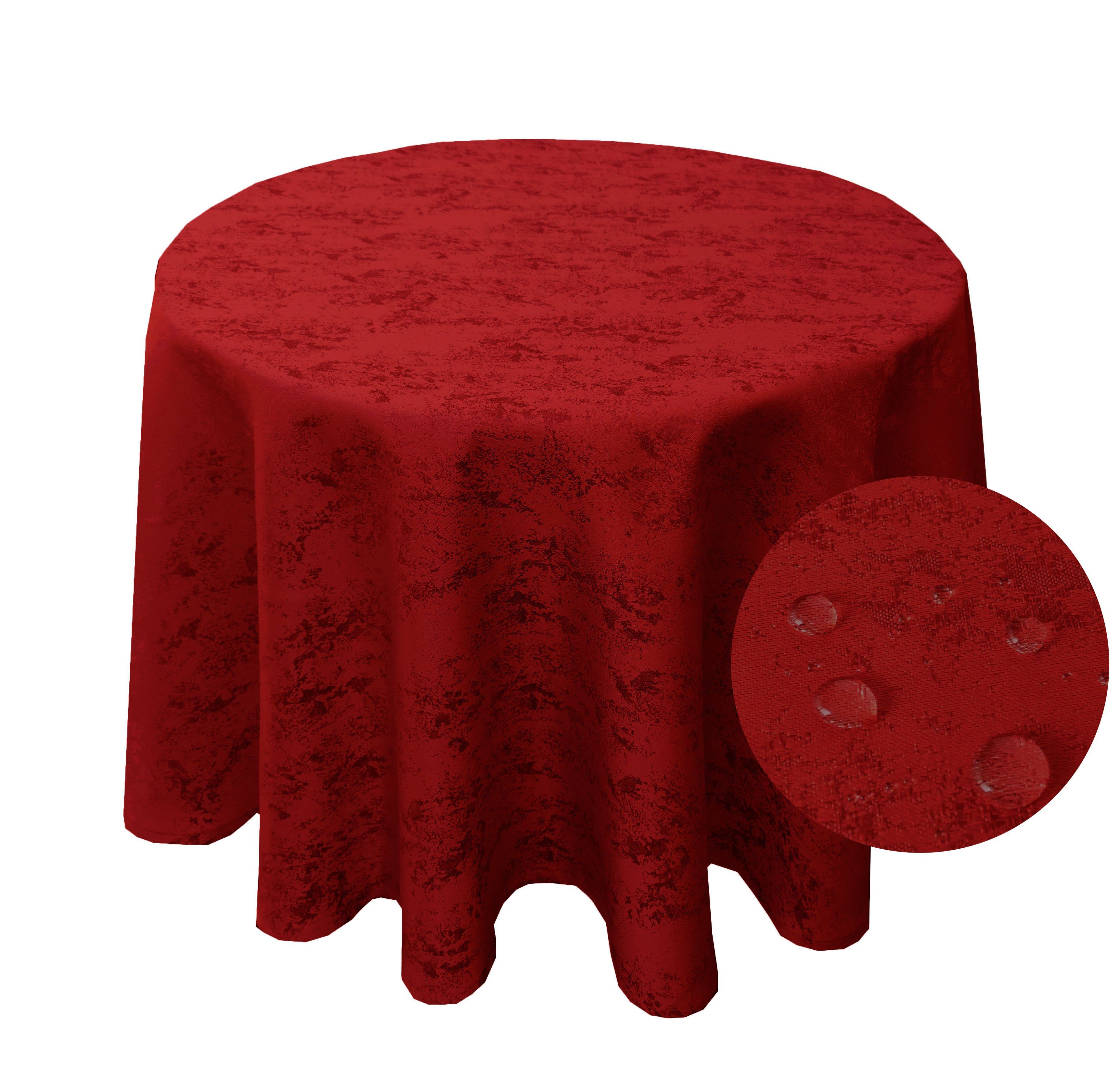 Brilliant Tischdecke Meliert RUND Tischdecke marmoriert günstig online kaufen