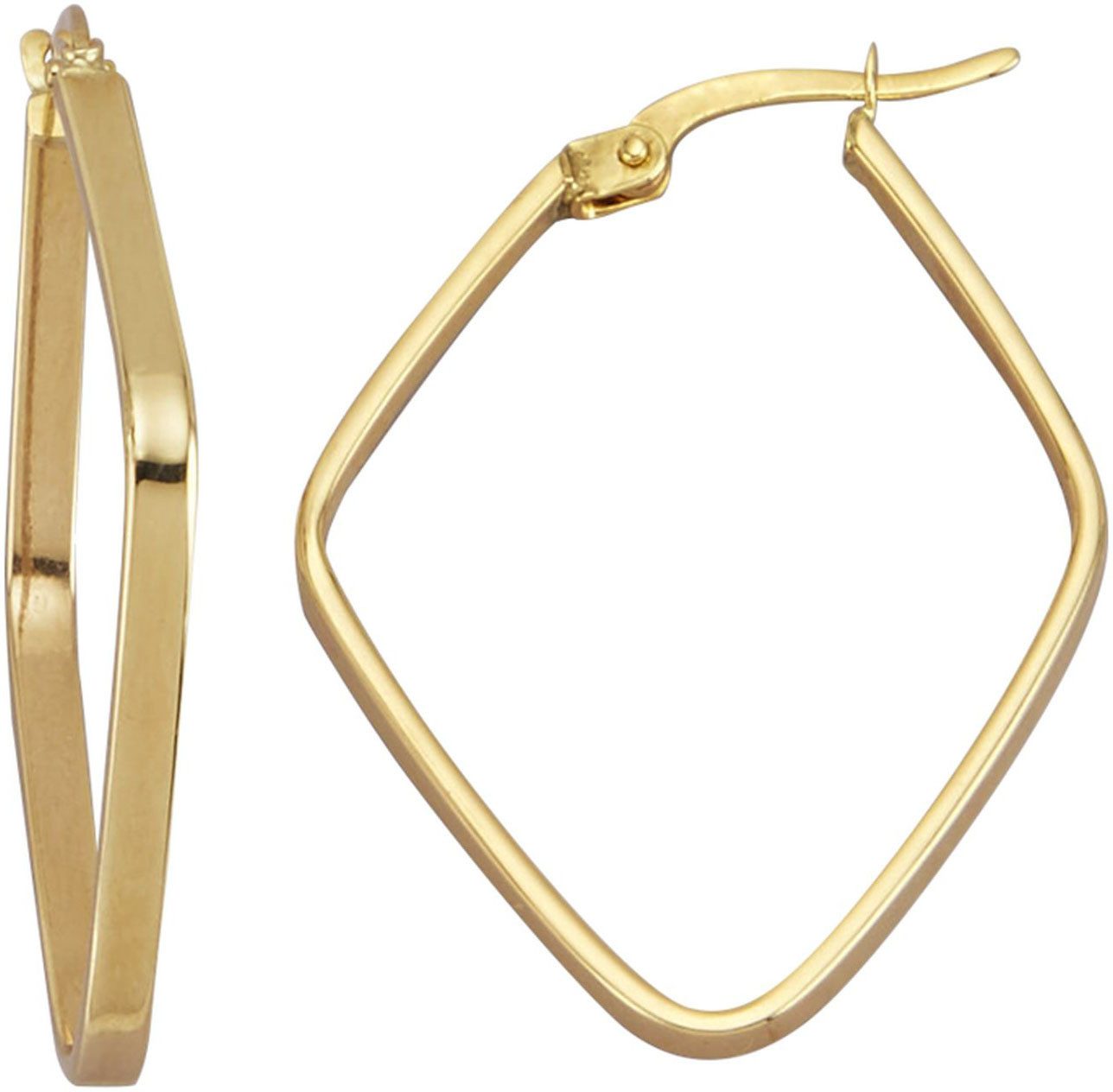 Firetti Paar Creolen Schmuck Geschenk Gold 375 Ohrschmuck Ohrringe