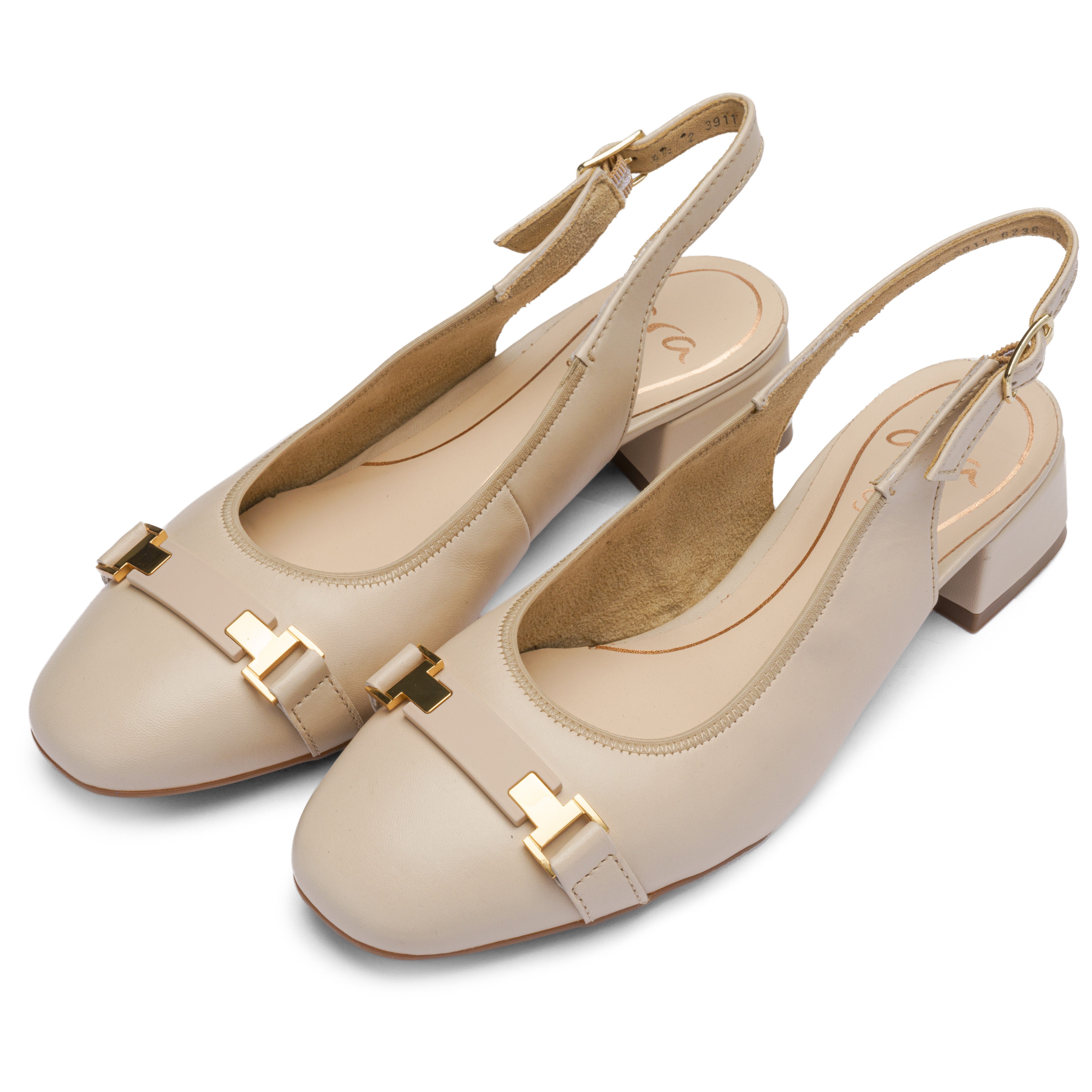 Ara GRAZ Slingpumps, Blockabsatz, Businessschuh, mit verstellbarer Schnalle, H-Weite