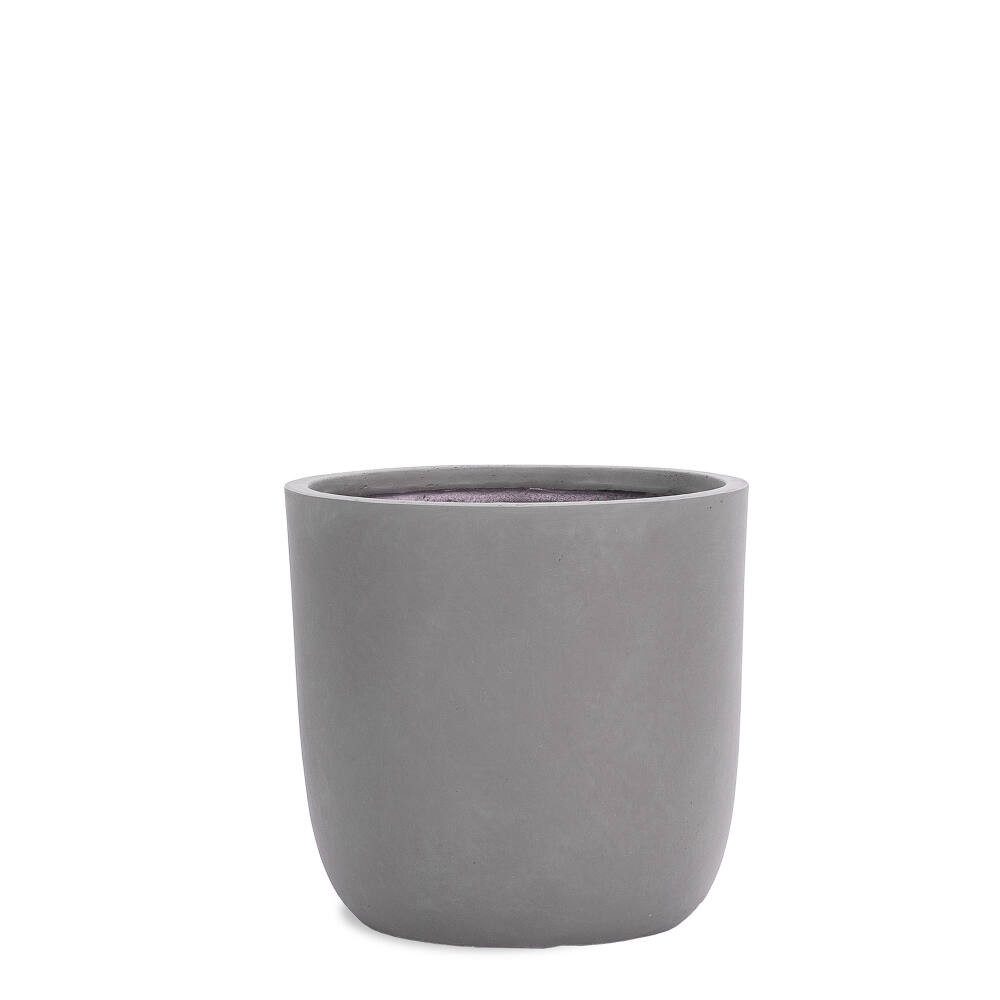 Pflanzwerk® Pflanzkübel CUP Premium Fiberglas Blumenkübel Frostbeständig mit Lotus-Effekt, Lotus-Effekt - Handgefertigt - Rund - Frostbeständig