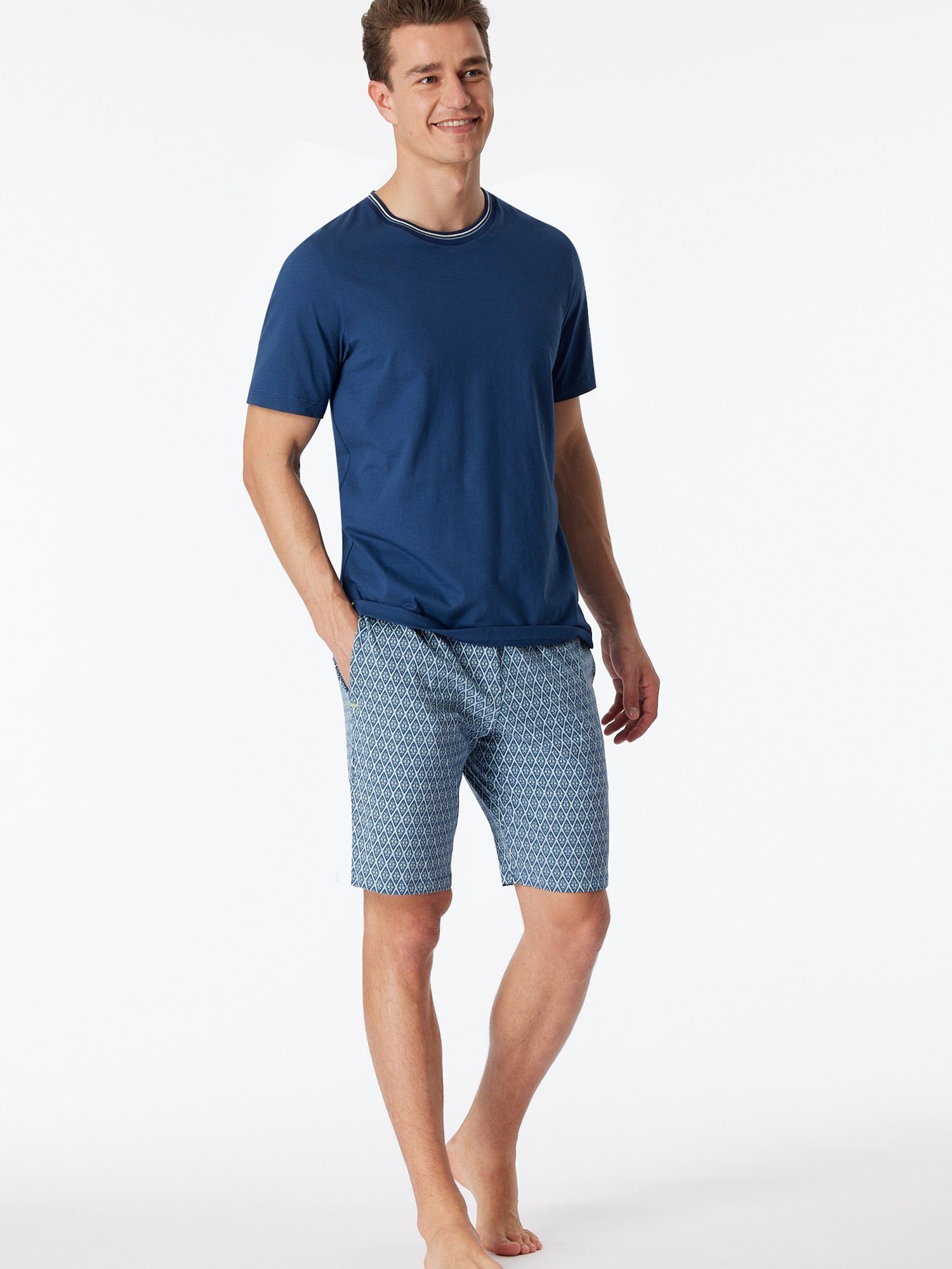 Schiesser Pyjamashorts Mix & Relax schlaf-hose pyjama schlafmode