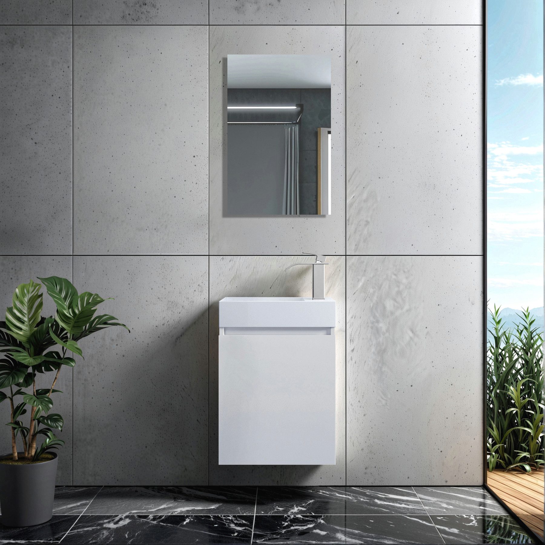 Faizee Home Badmöbel-Set Rikka günstig online kaufen