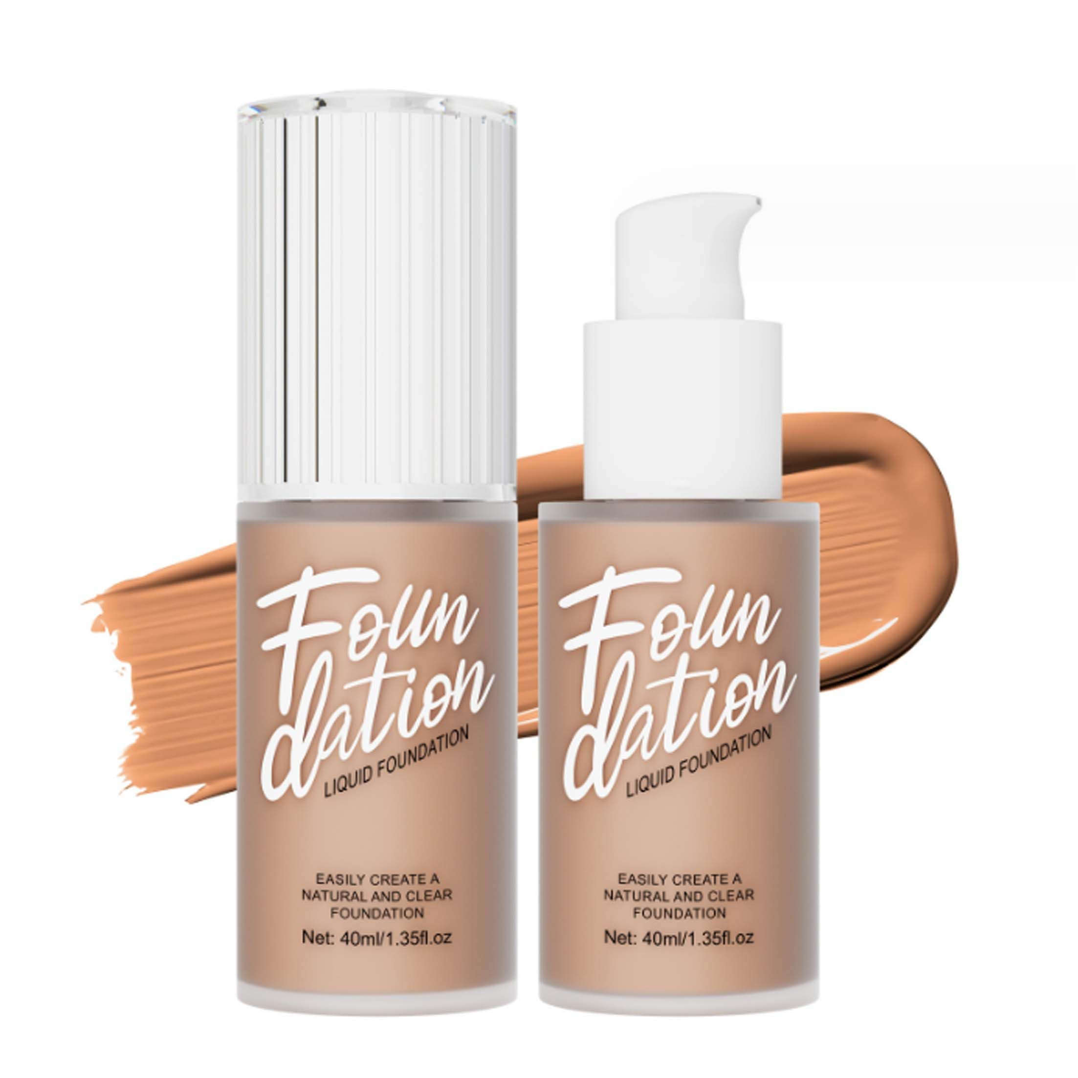 KINSI Foundation Langanhaltende Concealer-BB-Creme 40ml, glatt, natürliche Deckkraft, 6 Farben, mattes 24-Stunden-Make-up mit Ölkontrolle
