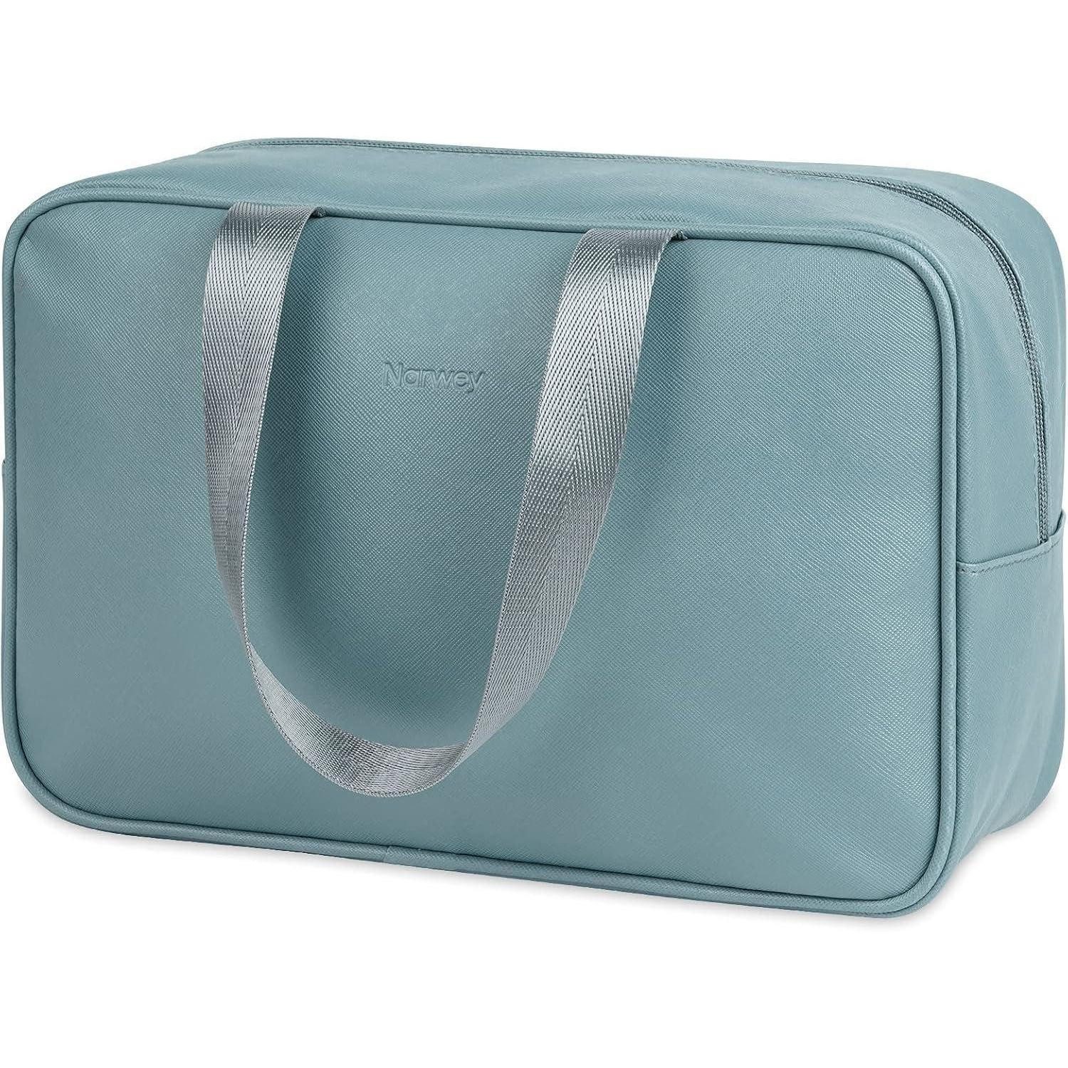 Kosmetiktasche Kulturbeutel Kosmetiktasche Reise Makeup Organizer Damen A-graublau