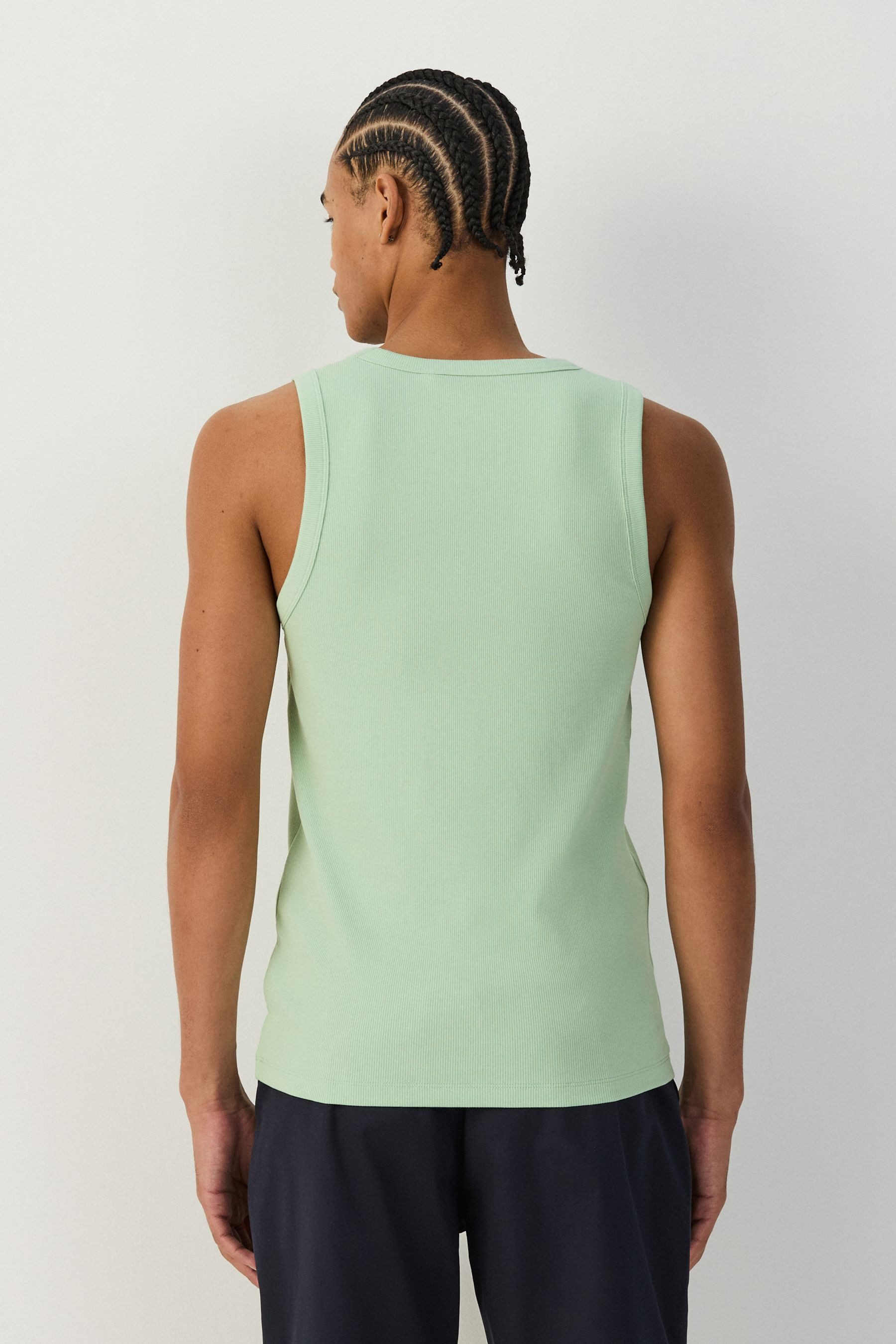 Next Trägertop Geripptes Slim Fit Trägertop (1-tlg)