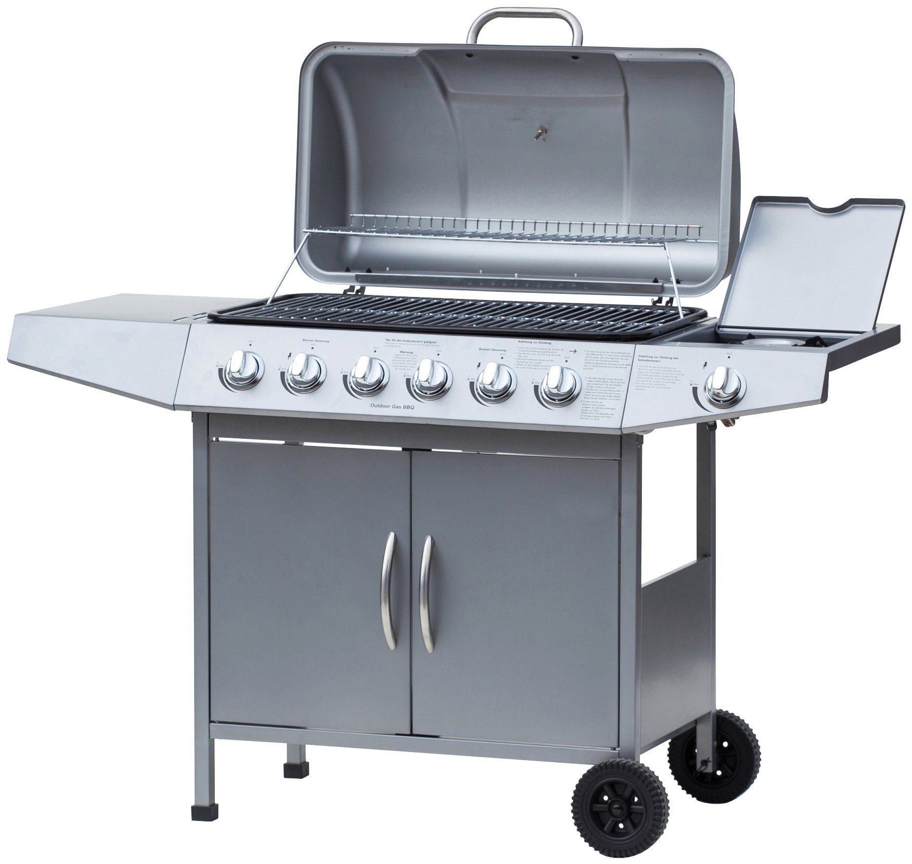 El Fuego Gasgrill Dayton 6+1, BxTxH: 133x54x97 cm