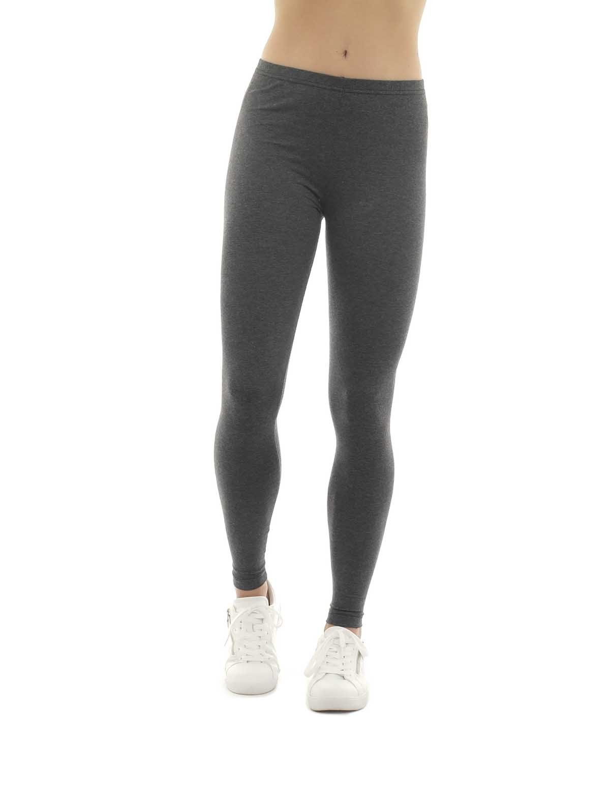 F&K-Mode Leggings Damen Leggings lang Hose Baumwolle gummi günstig online kaufen