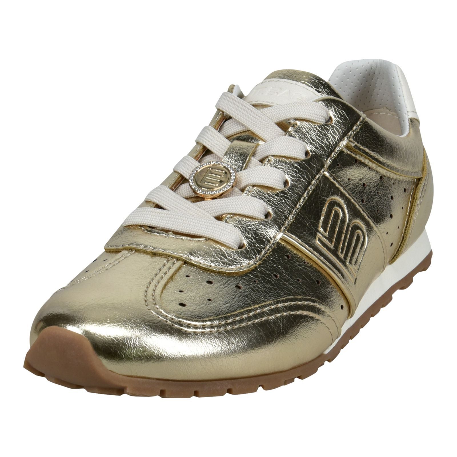 BAGATT TT .BAGATT Damen Sneaker D31-AR402-5050-5152 gold/beige Schnürschuh