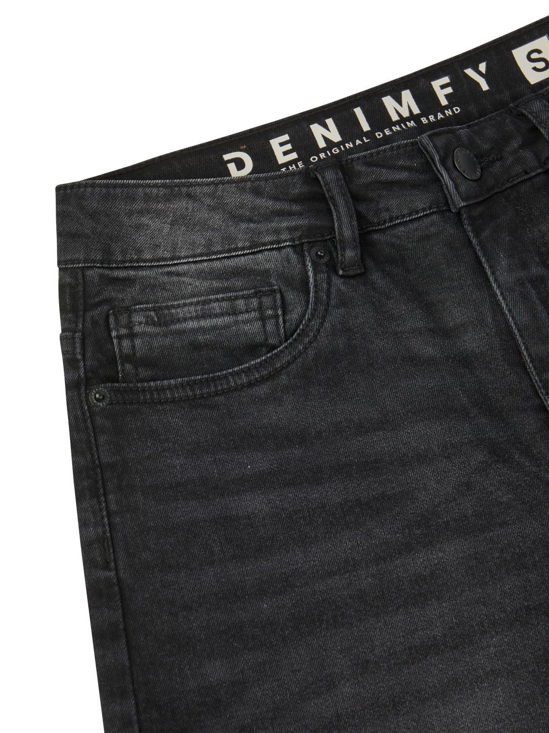 DENIMFY Relax-fit-Jeans Damen Jeanshose DFPaula Wide Leg Fit Denimhose mit Stetch