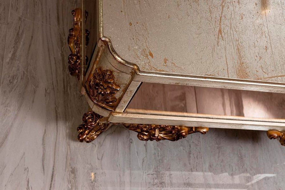 Xlmoebel Couchtisch Eleganter Wohnzimmertisch in Gold mit Barock-Rokoko-Design (Couchtisch, 1-St., Couchtisch), Hergestellt in Europa