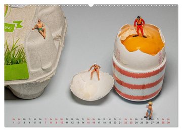 CALVENDO Wandkalender Höher, schneller, kleiner - Miniaturen in unserem Alltag (Premiu (Premium, hochwertiger DIN A2 Wandkalender 2023, Kunstdruck in Hochglanz)