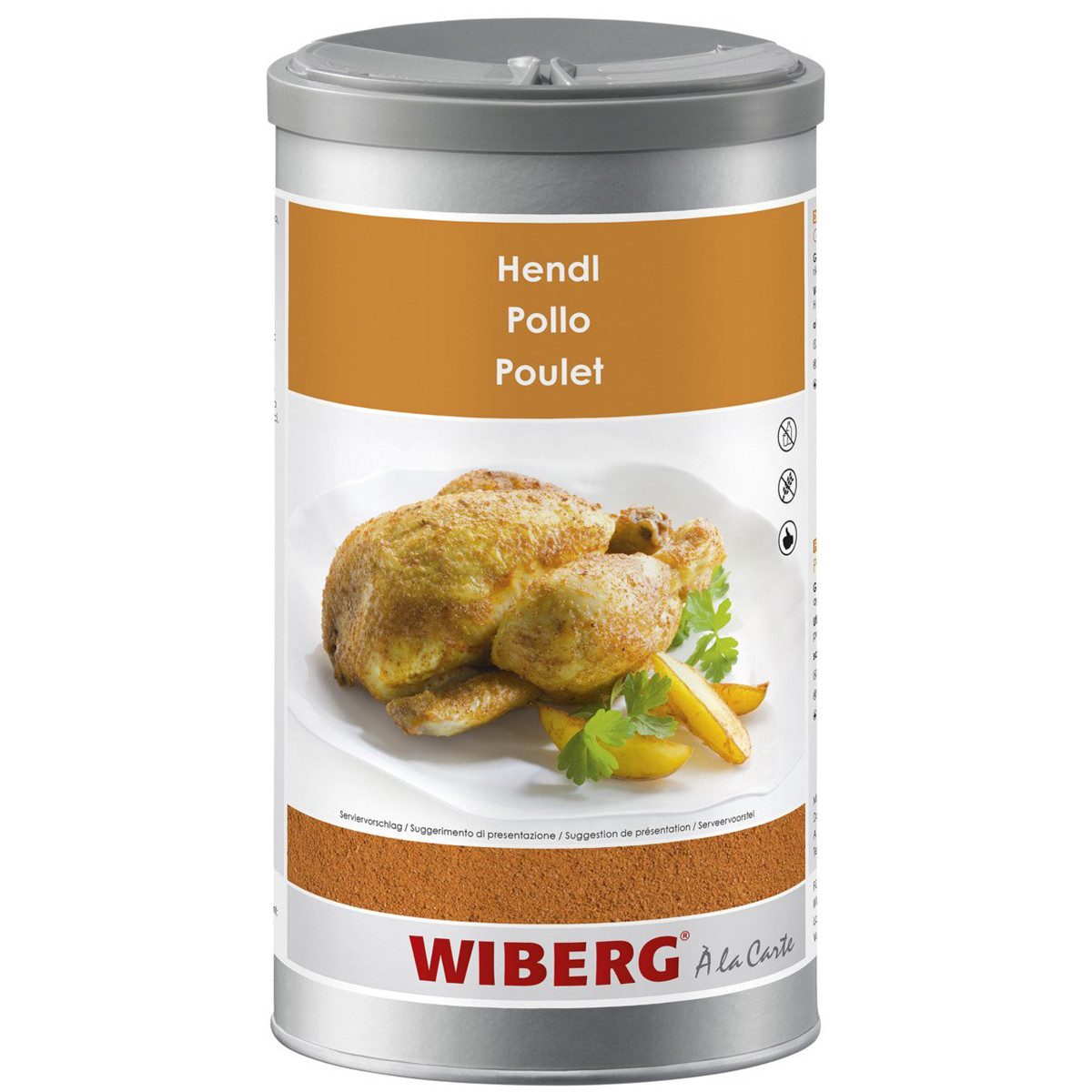 WIBERG Gewürz, Wiberg Hendl Gewürzzubereitung kräftig würzig in der Dose 560g