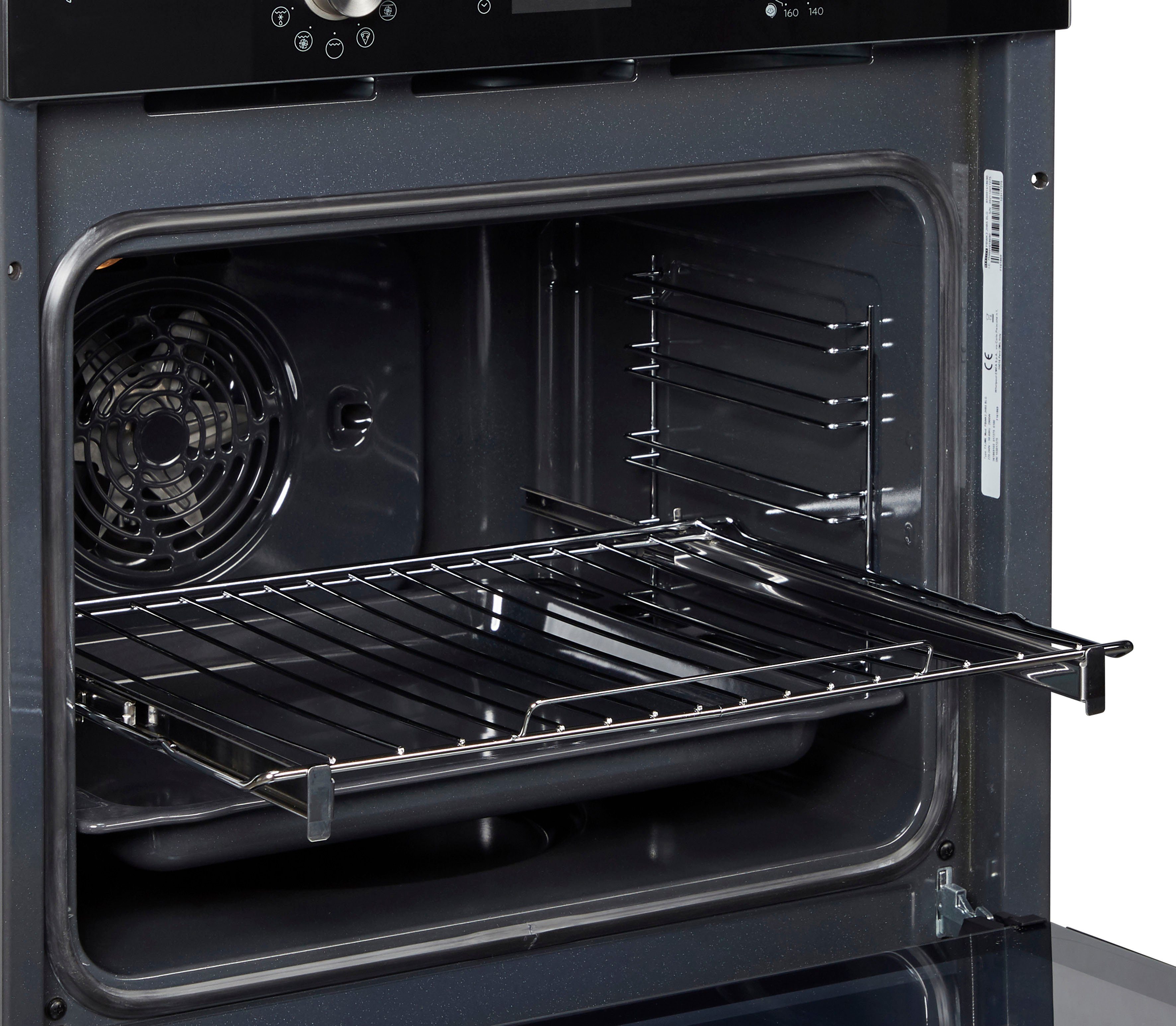 Backofen-Set Turn&Go Backauszug, BAKO Privileg Hydrolyse, mit Dampffunktion 500, Steam