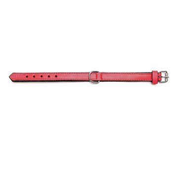 Gloria Hundeleine Gloria Hundehalsband Polsterung Rot 30 x 1,5 cm, Leder