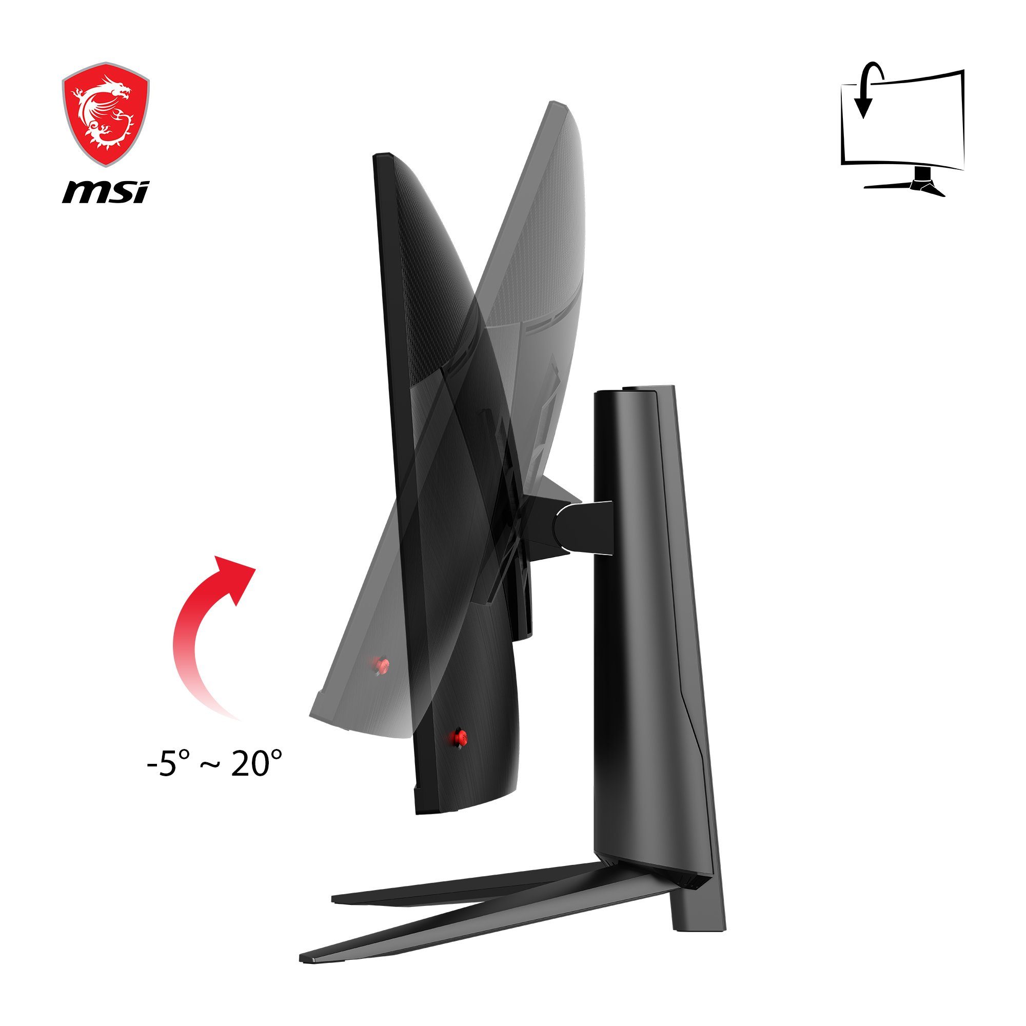 MSI MAG401QR Gaming-LED-Monitor (102 cm/40 ", 3440 x 1440 px, UWQHD, 1 ms Reaktionszeit, 155 Hz, IPS, 3 Jahre Herstellergarantie, USB-C)