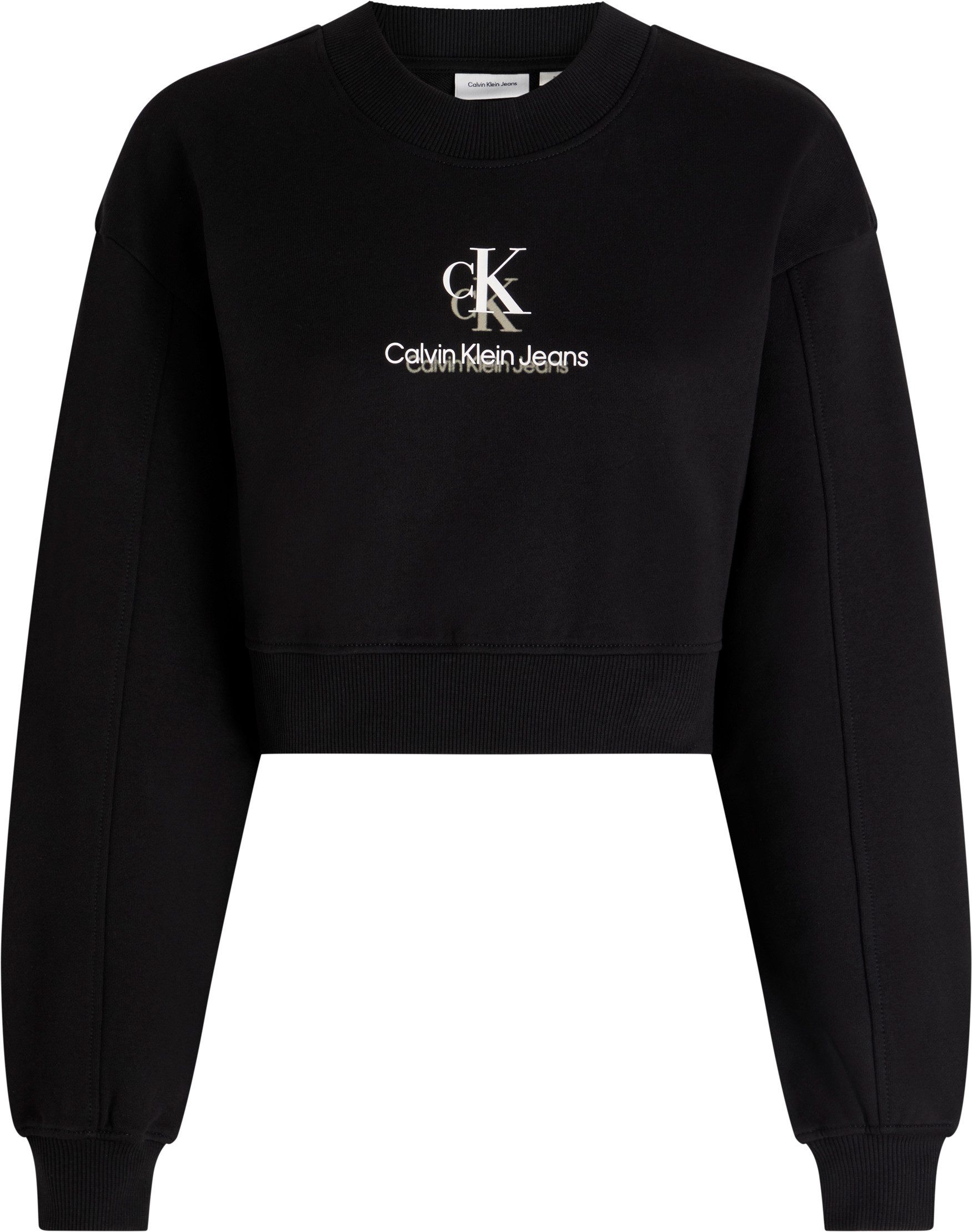 Calvin Klein Jeans Sweatshirt SHADOW GRAPHIC CREWNECK mit Logo – Bild 4 von 5