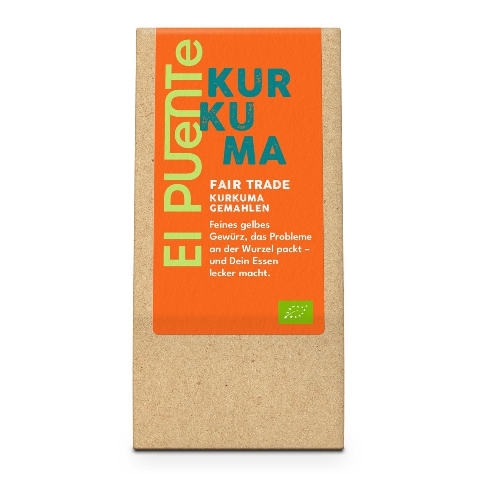 El Puente Gewürz Bio-Kurkuma gemahlen, Fair Trade, Vegan, Glutenfrei, Fair Trade