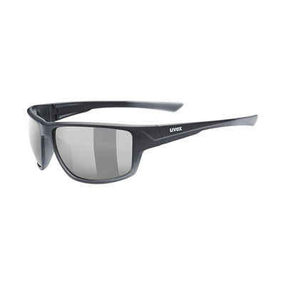 Uvex Sonnenbrille Sonnenbrille sportstyle 230 black mat/ltm.silver