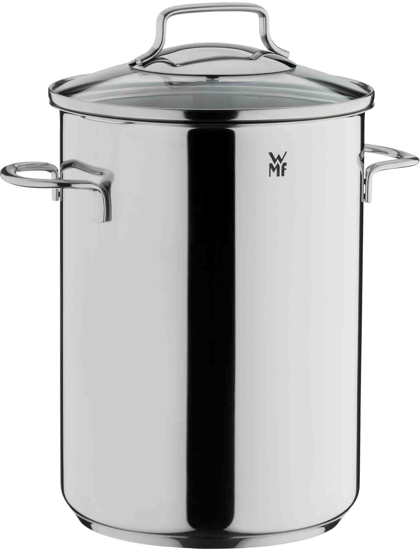 WMF Spargeltopf, Cromargan® Edelstahl Rostfrei 18/10, Ø 16 cm, mit Siebeinsatz, Induktion, 4,5 Liter