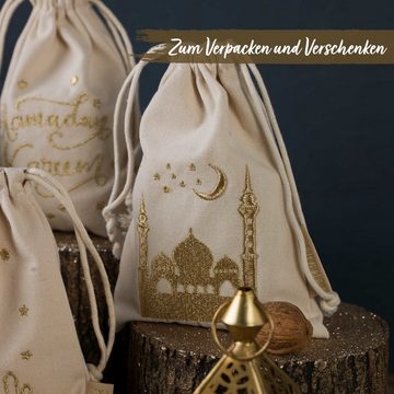 PAPIERDRACHEN Aufbewahrungstasche 6 Geschenksäckchen zu Ramadan - Set 1