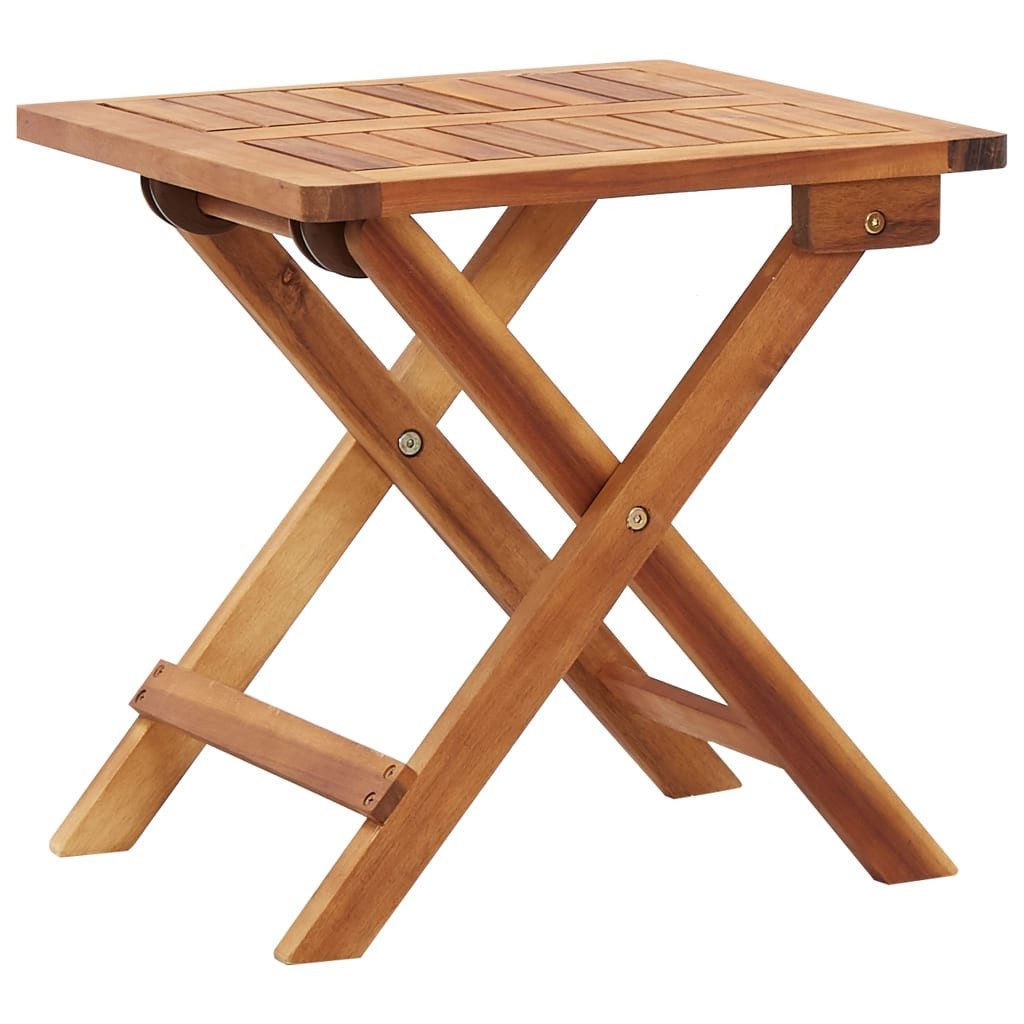 Gartentisch Klappbarer Garten-Couchtisch 40 x 40 x 40 cm Massivholz Akazie Holz Ka