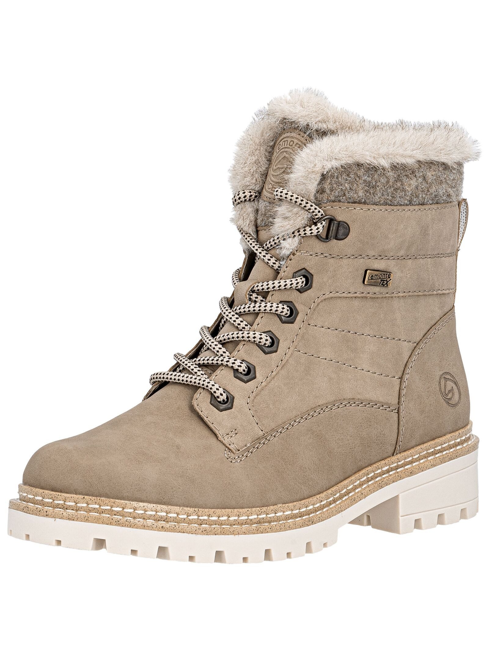 Remonte Remonte Stiefelette Lederimitat/Textil Schnürstiefelette