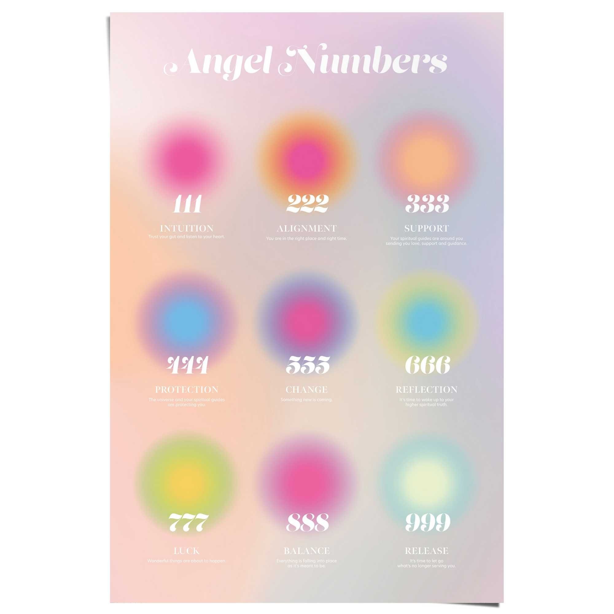 Poster Angel Reinders! numbers