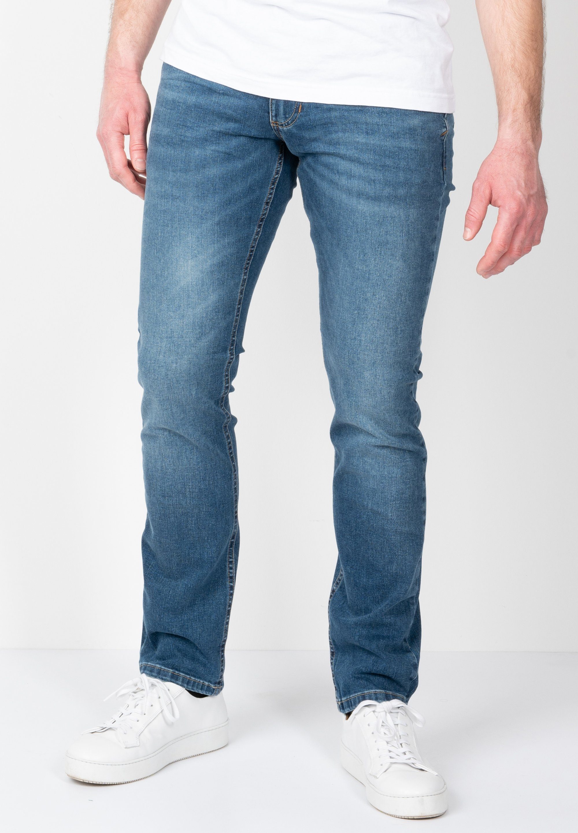 SUNWILL Straight-Jeans Super Stretch in Fitted Fit indigo