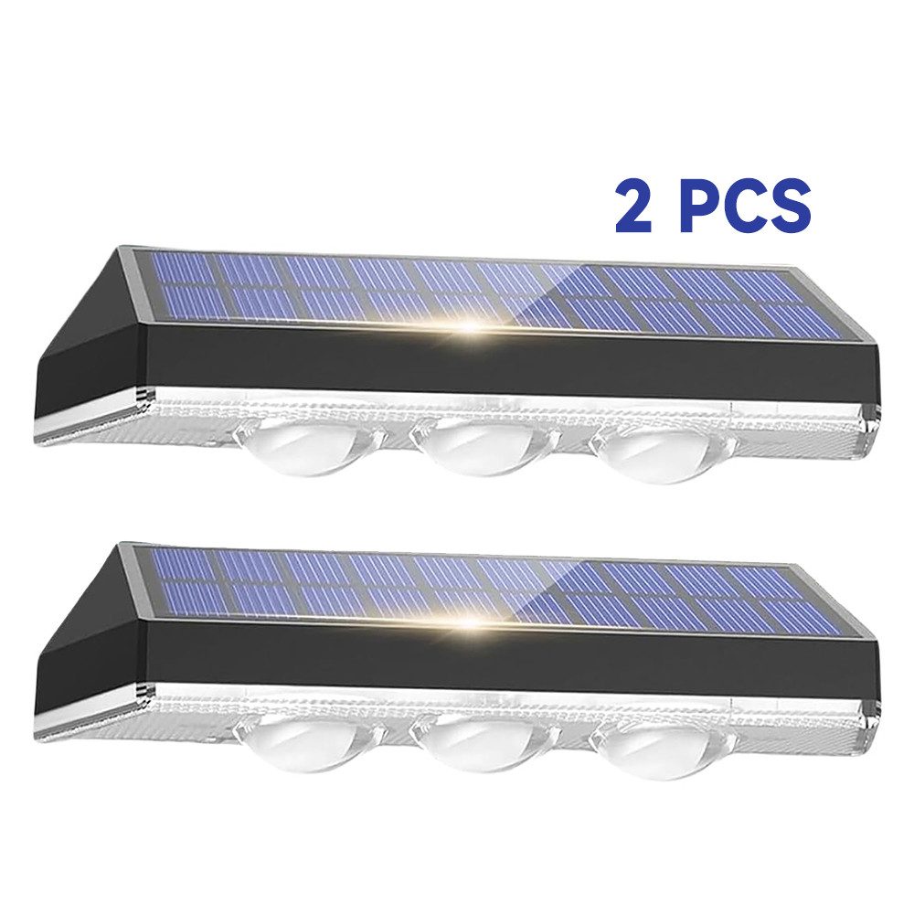 PODOFO LED Solarleuchte Solar Außenleuchten Zaunleuchten günstig online kaufen