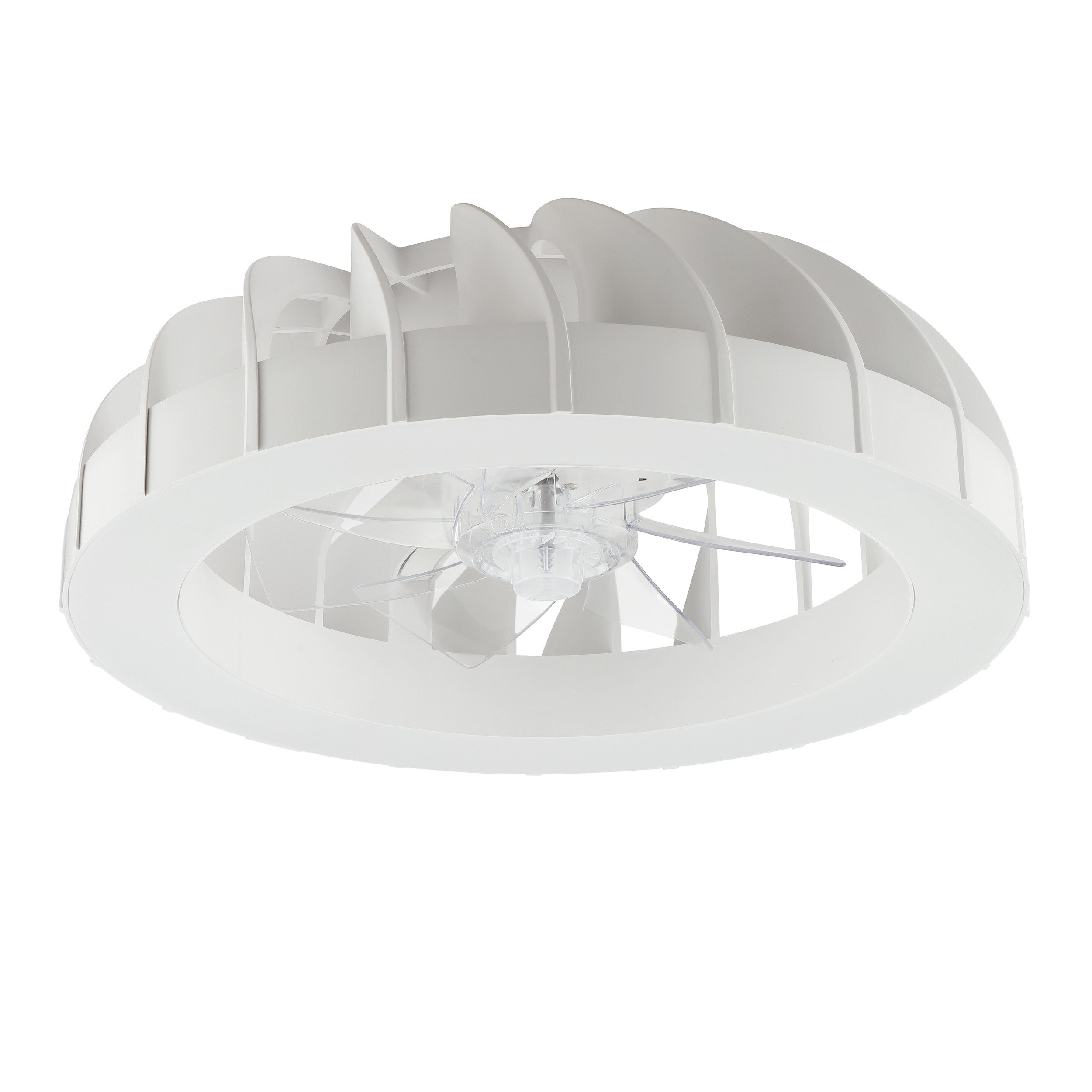 Brilliant LED Deckenleuchte Fanora, CCT - über Fernbedienung, Dimmfunktion, Farbwechsel, Nachtlichtfunktion, RGB, Timerfunktion, Ventilatorfunktion, LED fest integriert, warmweiß - kaltweiß, LED Ventilator Leuchte, 46 cm, 4300 lm, 2700-6500K, dimmbar, RGB