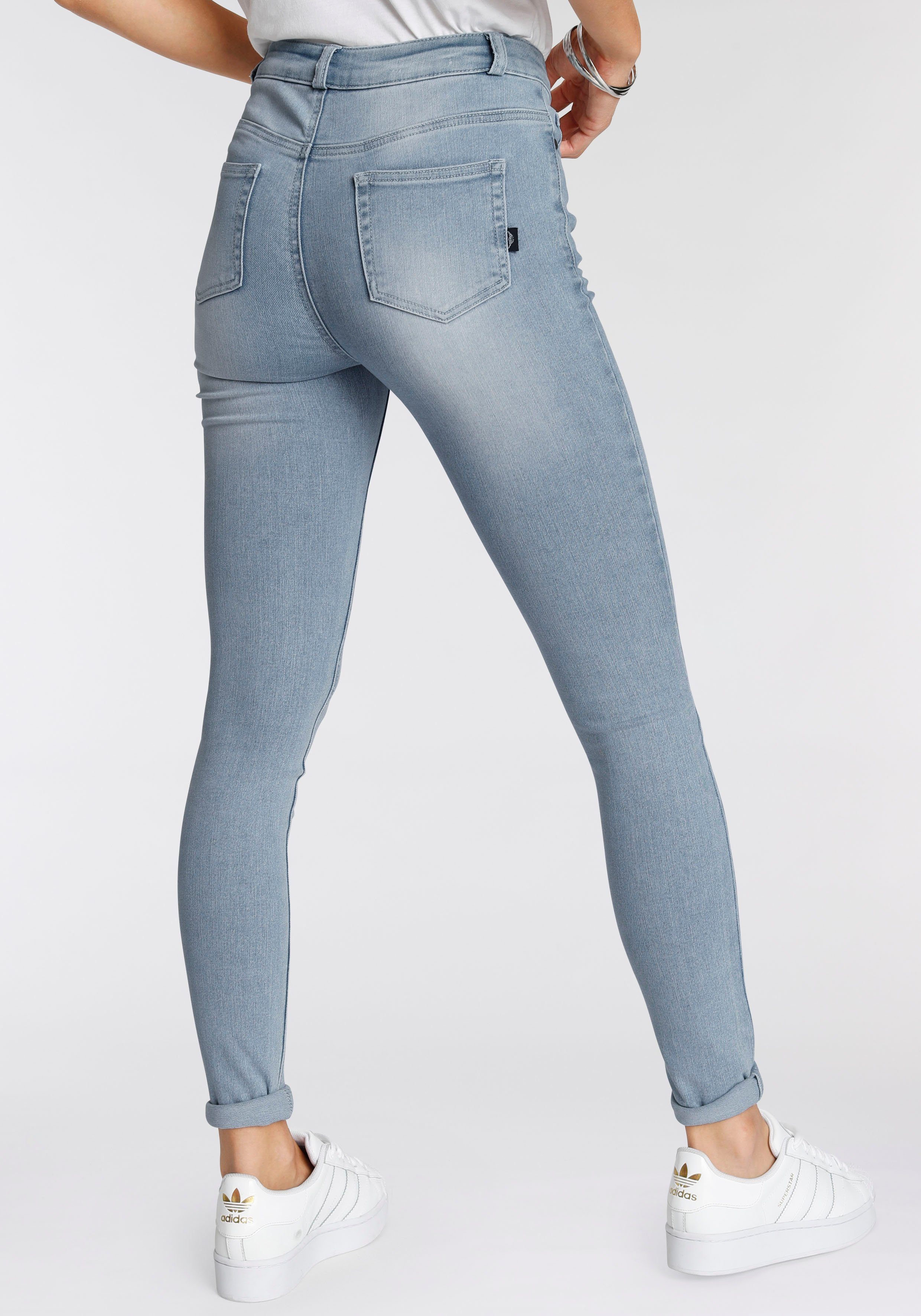 Arizona Skinny-fit-Jeans Ultra Soft hohe Leibhöhe, günstig online kaufen