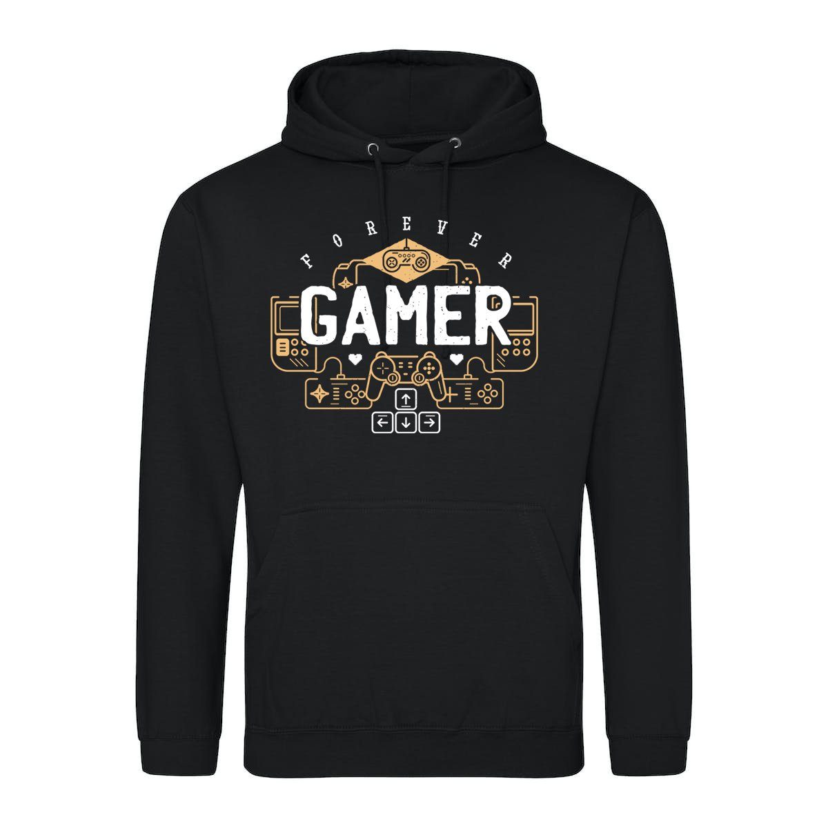 Kapuzenpullover Gamer Forever Herren Hoodie Pullover
