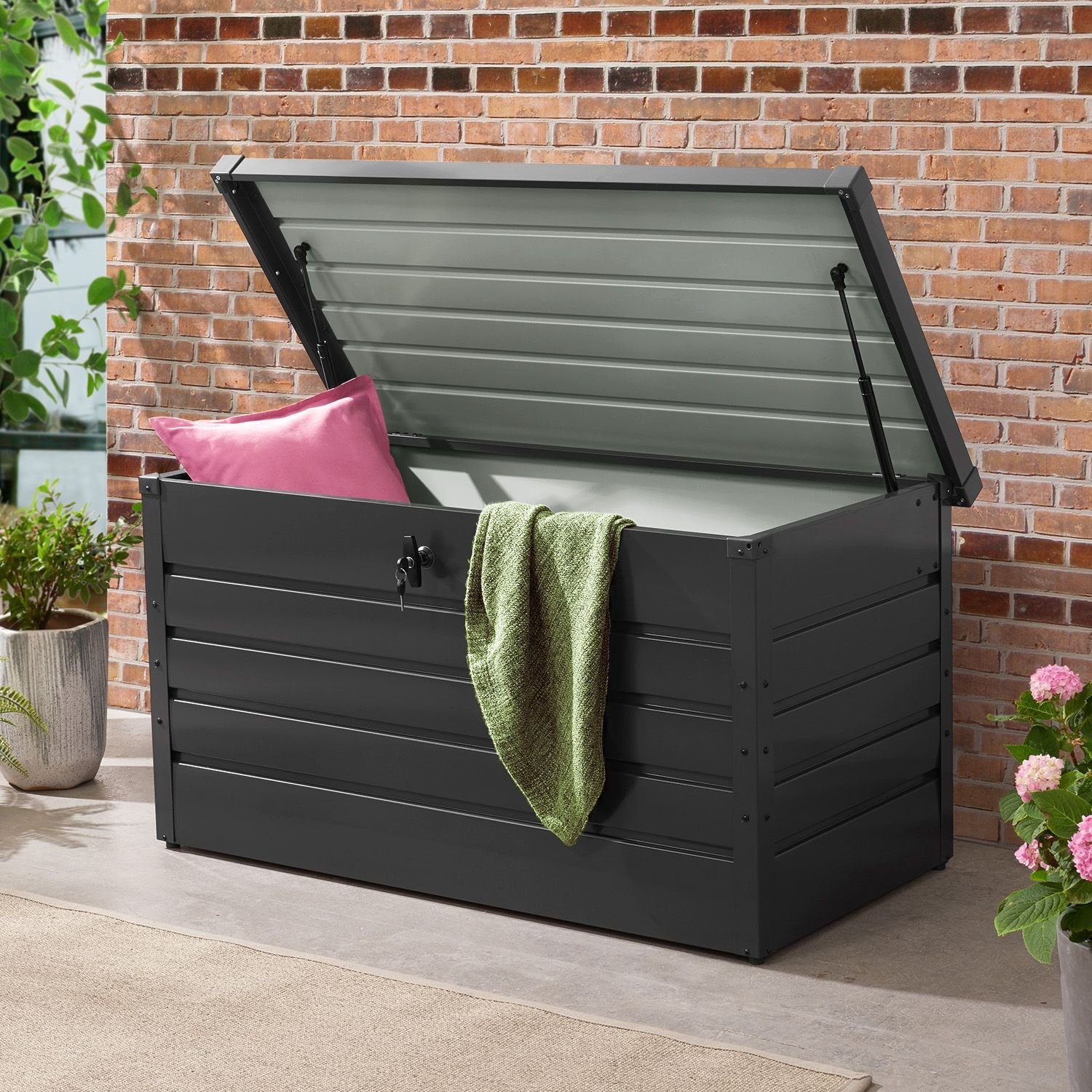 Juskys Gartenbox Limani, einfacher Aufbau, zeitlose günstig online kaufen