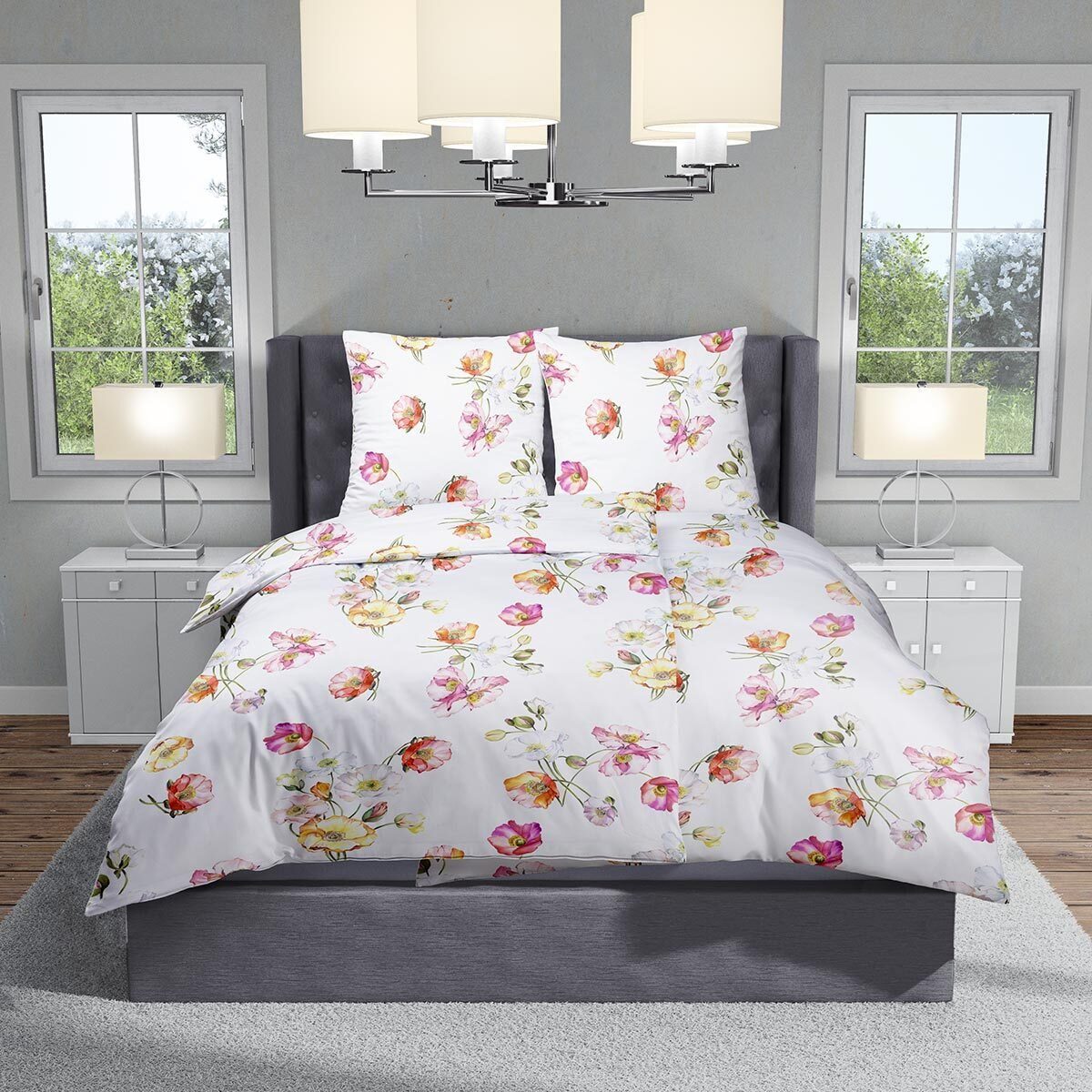 TRAUMSCHLAF Bettwäsche Mohnblume, Jersey, 2 teilig, günstig online kaufen